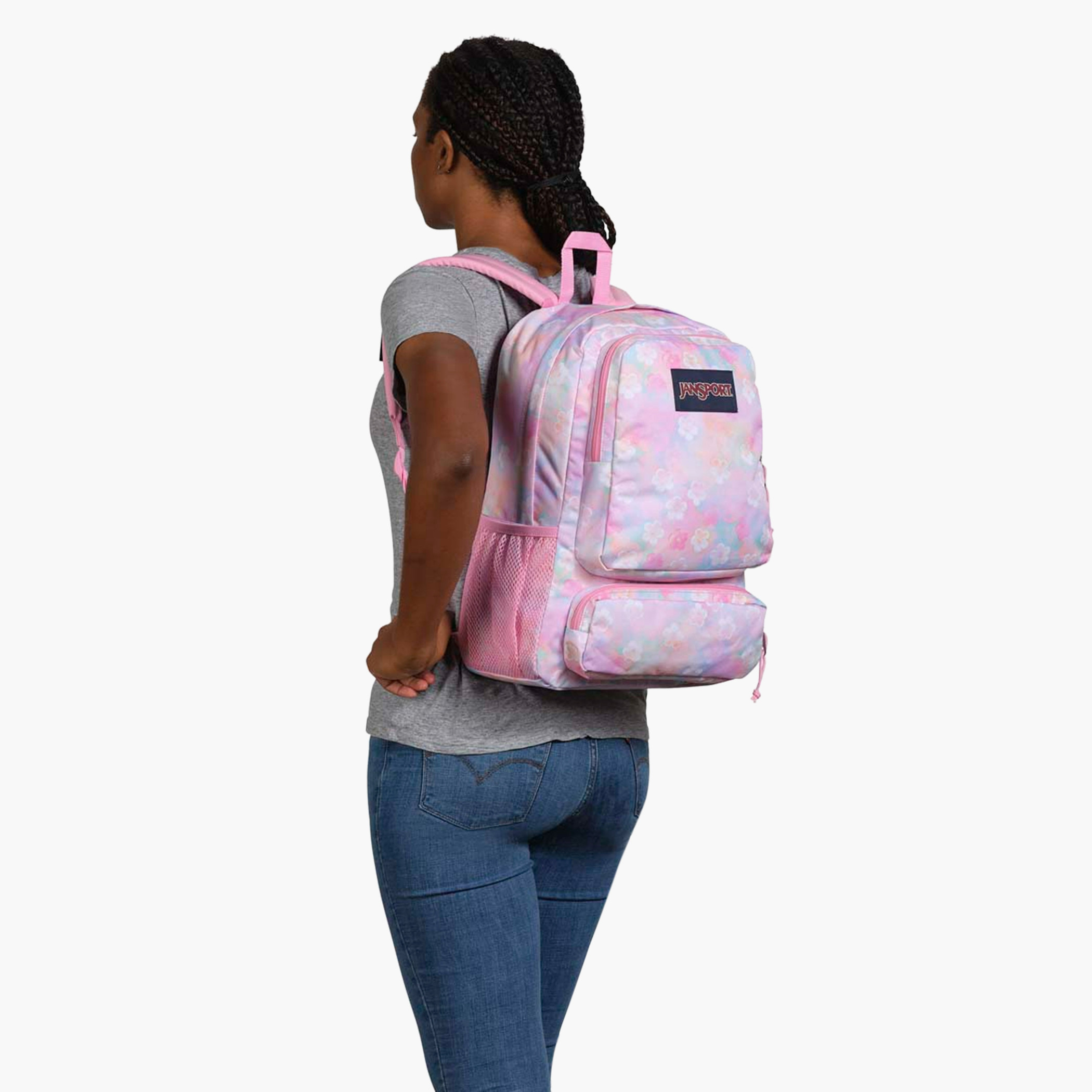 Jansport Floral Print Backpack with Adjustable Straps and Zip Closure -  76.2x38x33 cms-cpkids-backtoschool-schoolbagsandbackpacks-backpacks-image-8