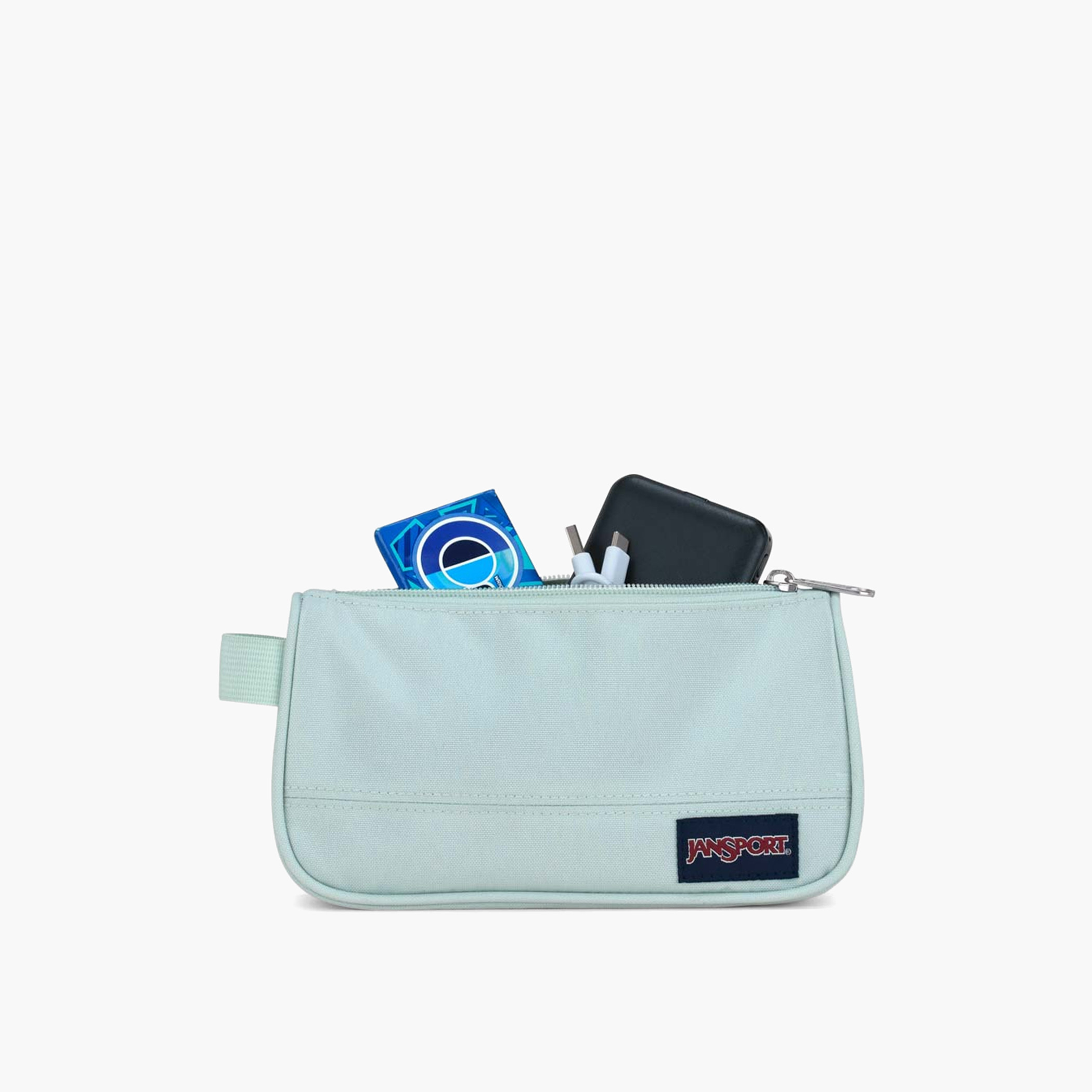 Jansport Solid Pencil Pouch with Zip Closure-school-stationery-pencilcases-image-3