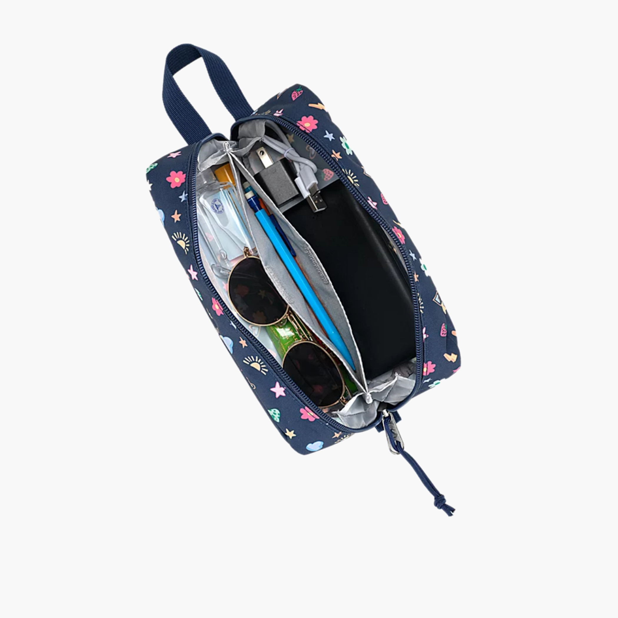Jansport Printed Pencil Pouch with Zip Closure-school-stationery-pencilcases-image-3
