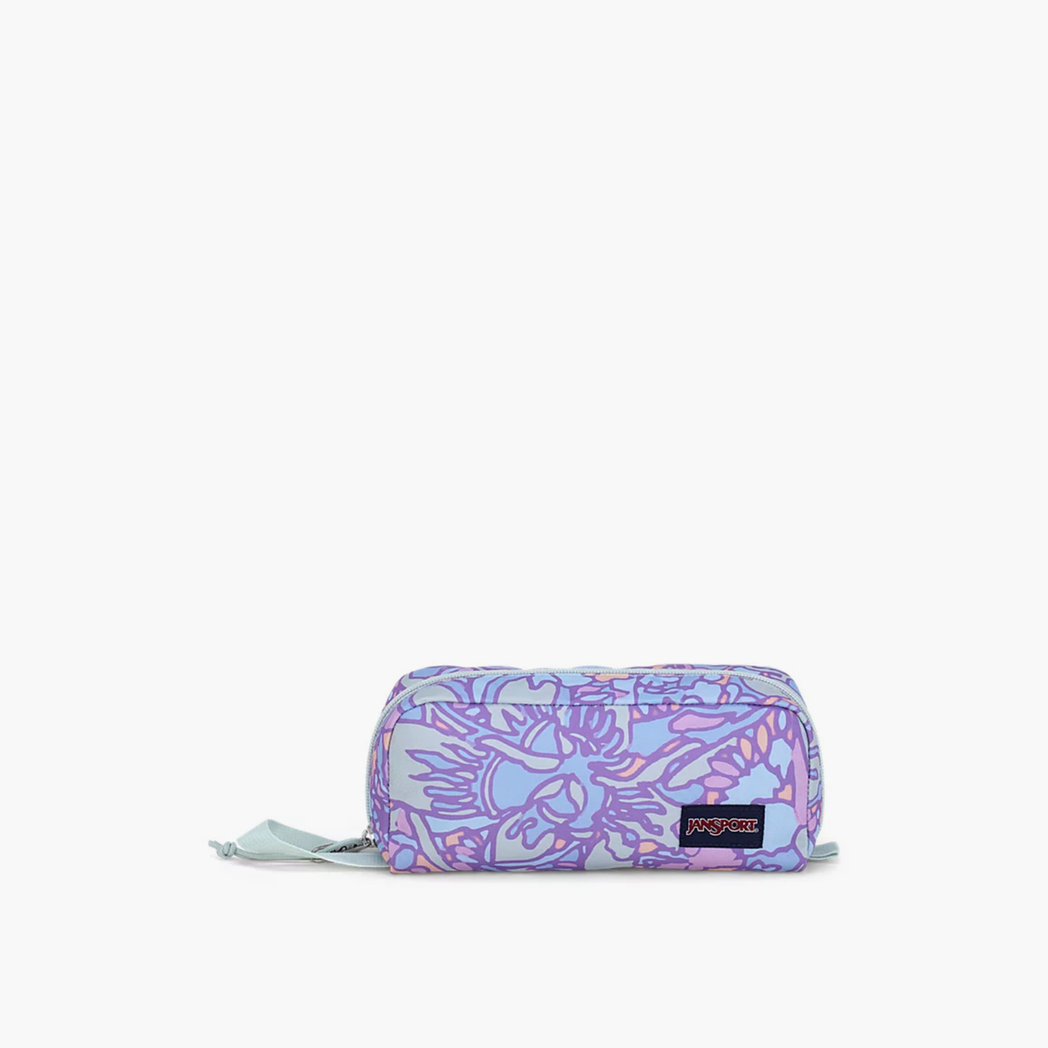 Jansport Printed Pencil Pouch with Zip Closure-school-stationery-pencilcases-image-1