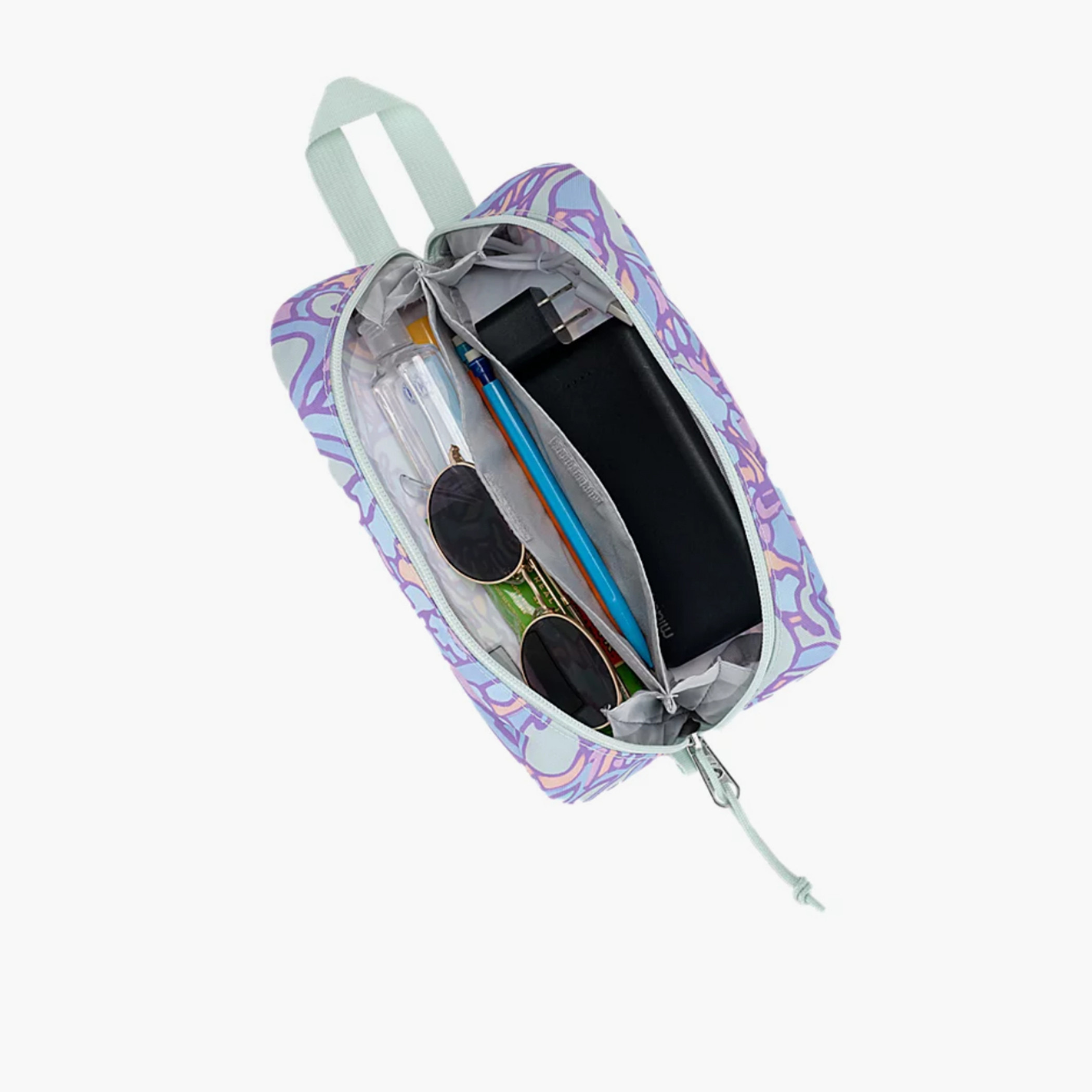 Jansport Printed Pencil Pouch with Zip Closure-school-stationery-pencilcases-image-3