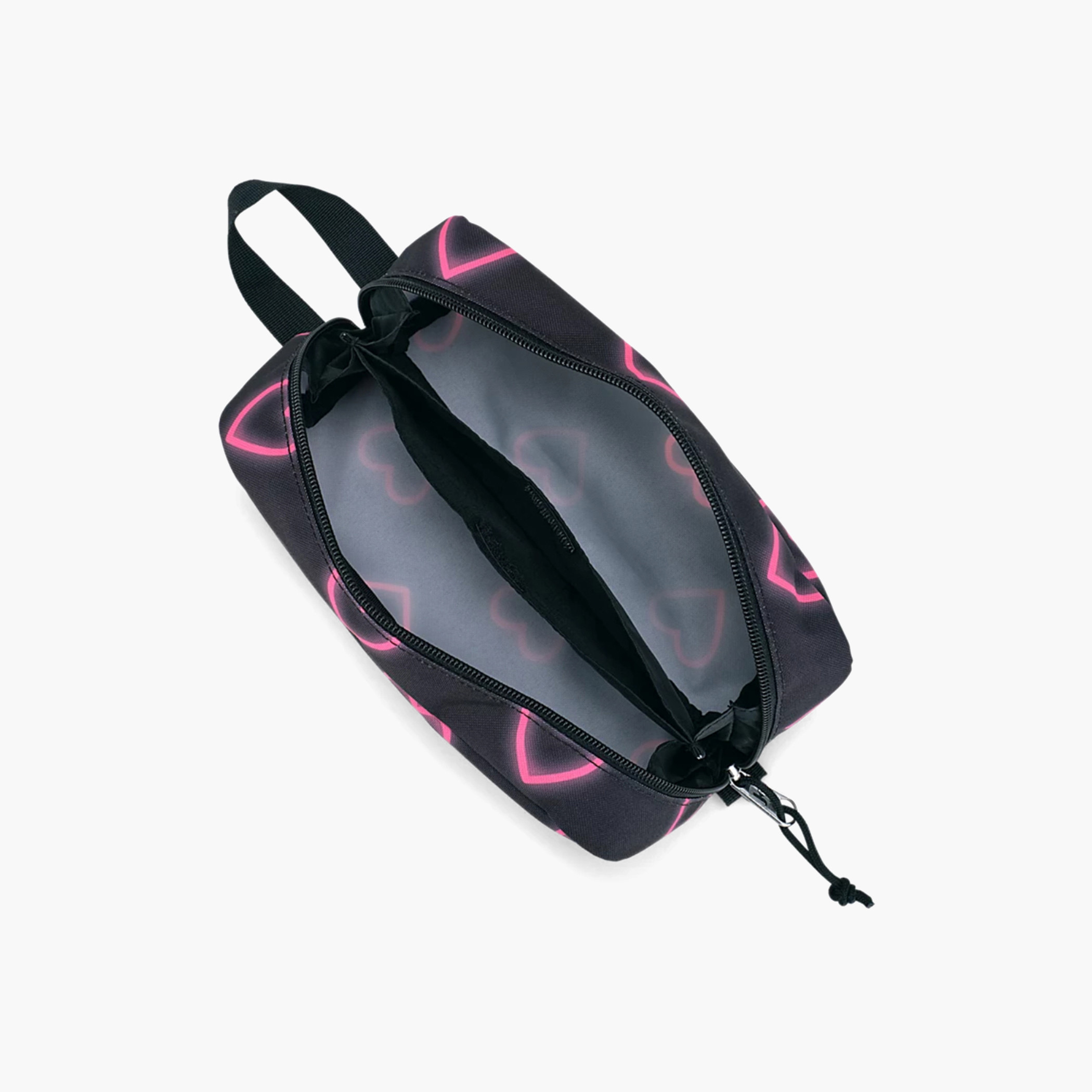 Jansport Heart Print Pencil Pouch with Zip Closure-school-stationery-pencilcases-image-4