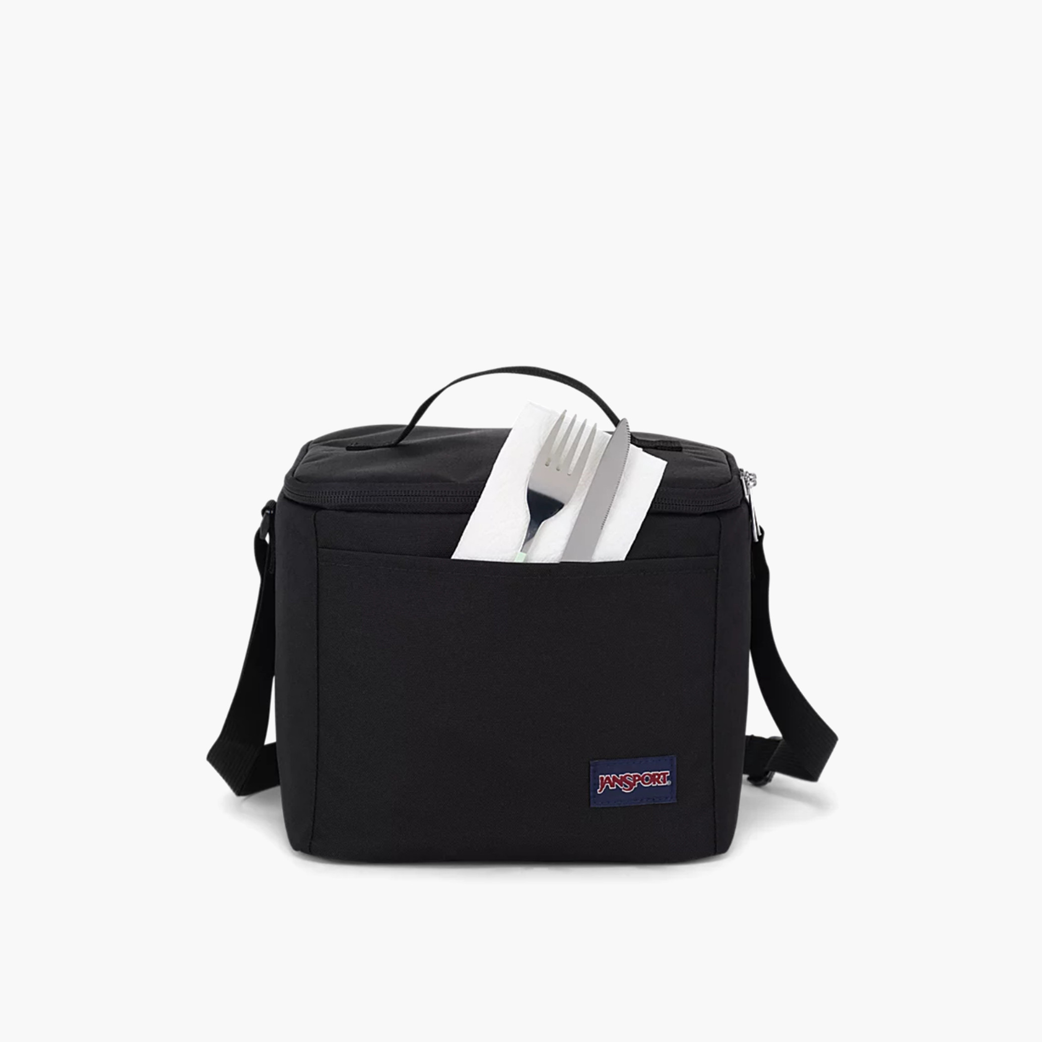 Jansport Solid Insulated Lunch Bag with Adjustable Strap and Zip Closure-promo_LS20_OMN-image-4