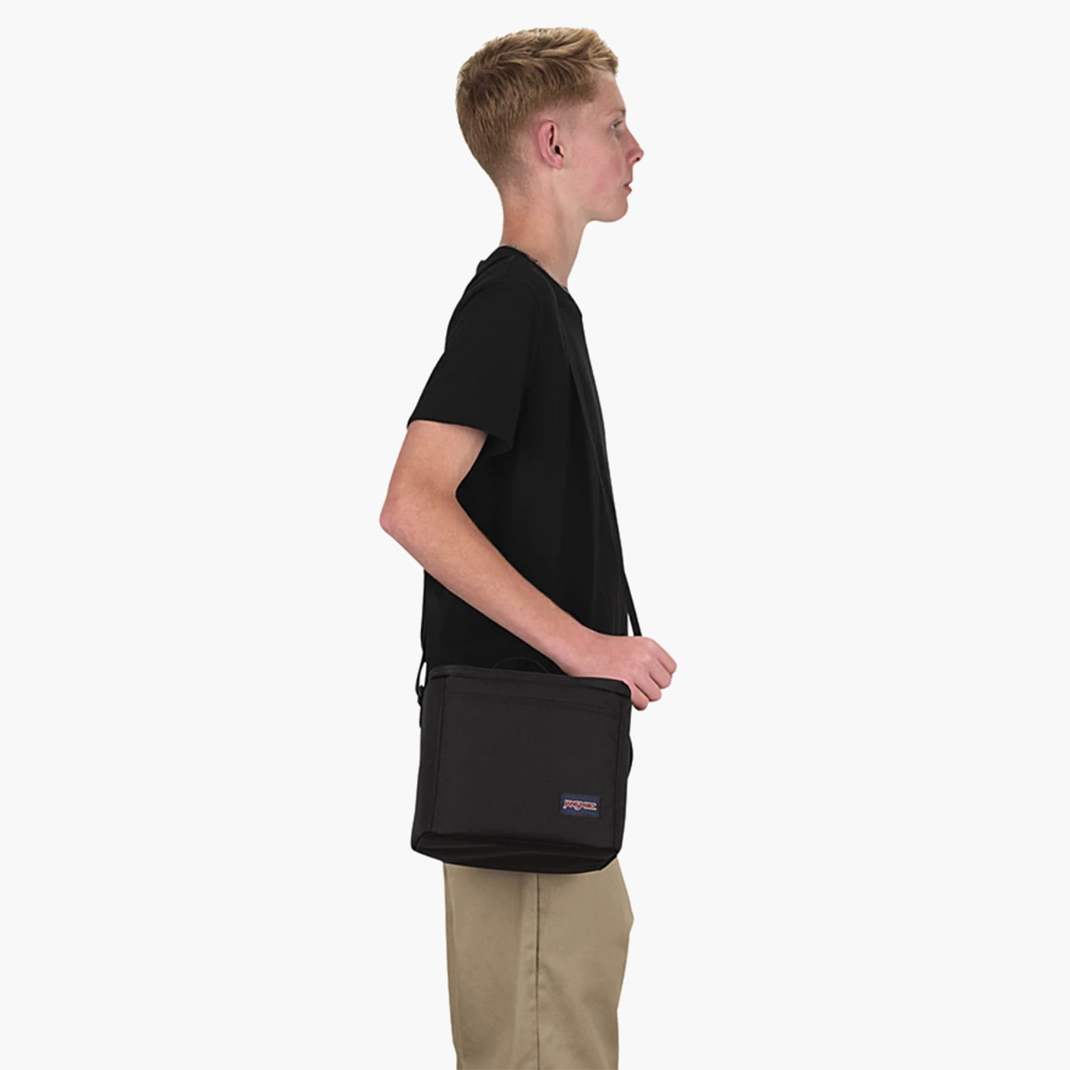 Jansport Solid Insulated Lunch Bag with Adjustable Strap and Zip Closure-promo_LS20_OMN-image-7