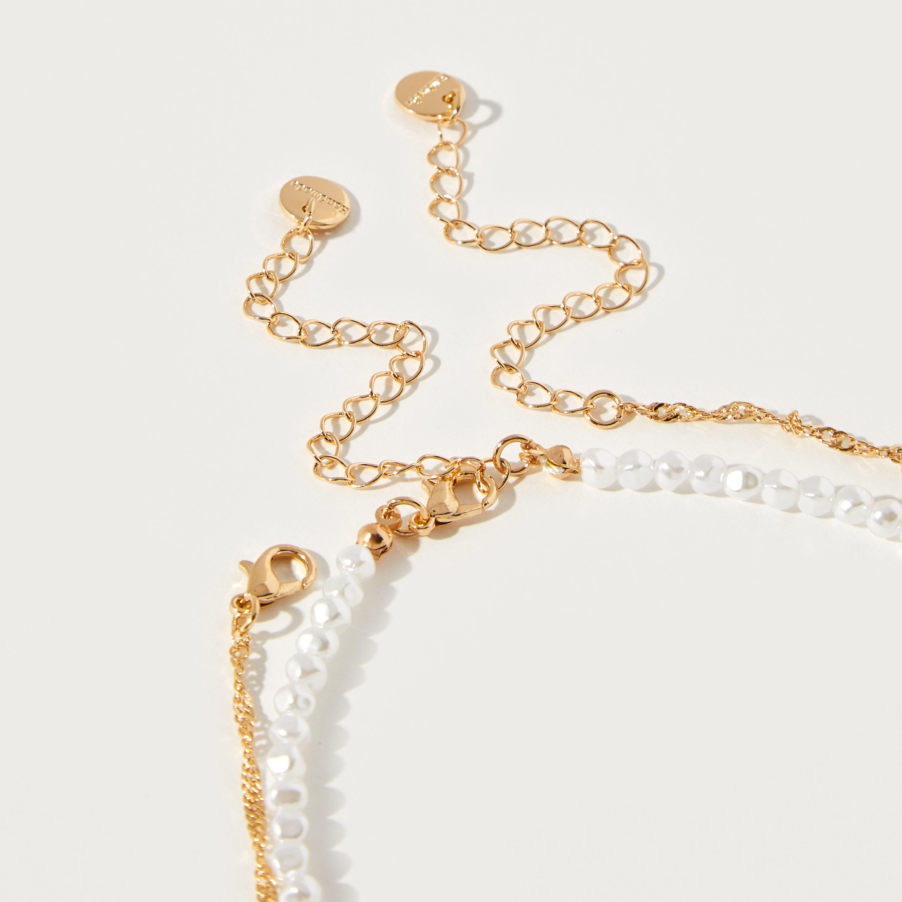 Mistotes Floral Pendant Necklace with Lobster Clasp Closure - Set of 2-women-watchesandjewellery-jewellery-necklacesandpendants-image-3