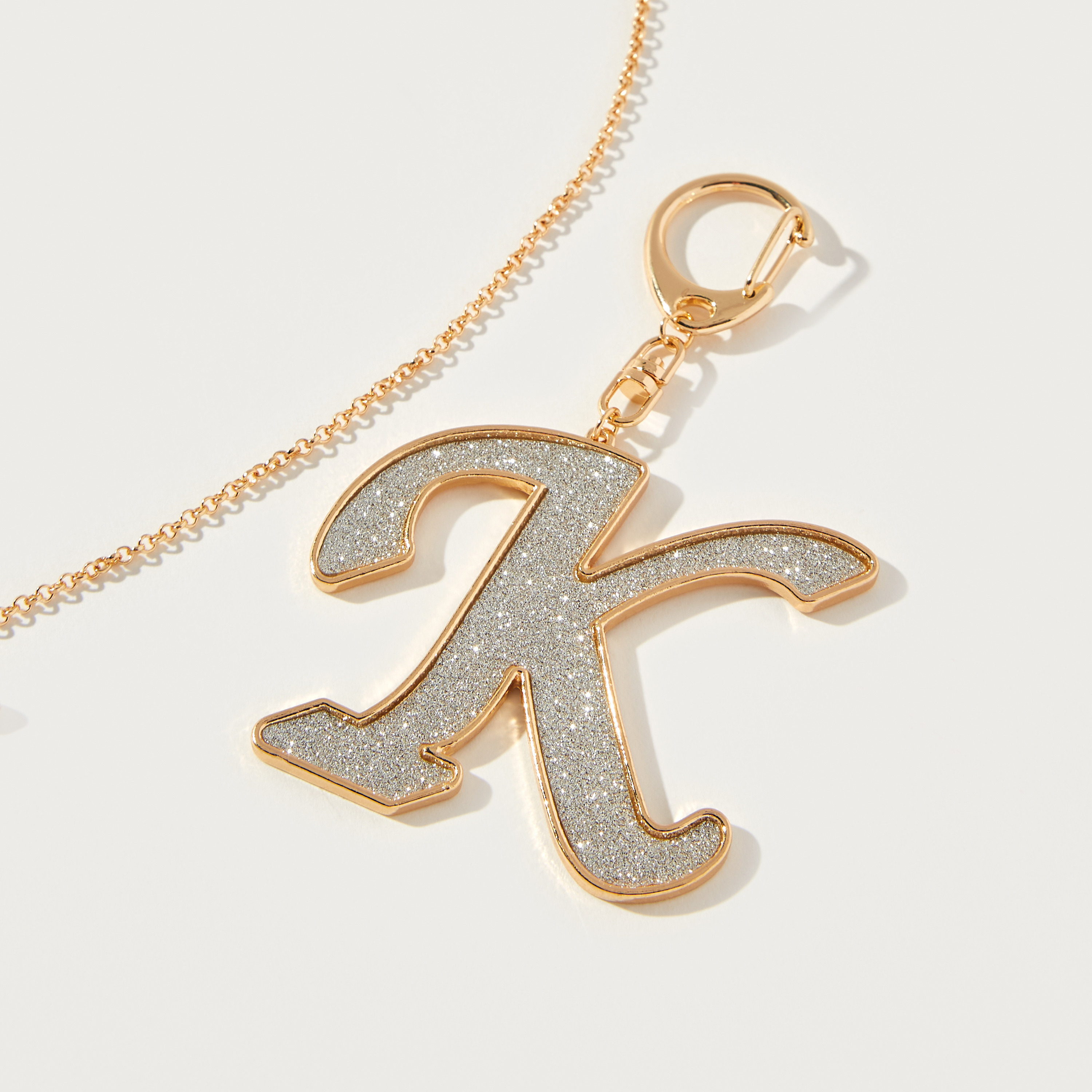 Mistotes Alphabet A Keychain and Pendant Necklace Set-girls-accessories-keyringsandbagcharms-image-2