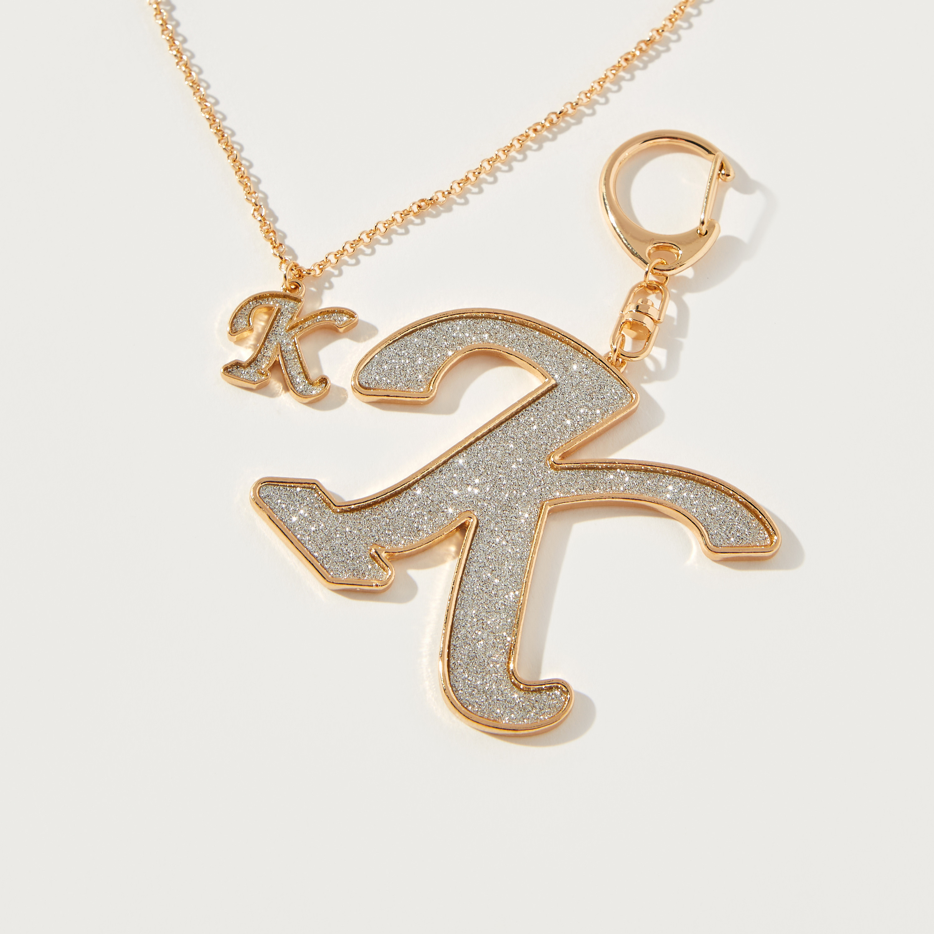 Mistotes Alphabet A Keychain and Pendant Necklace Set-girls-accessories-keyringsandbagcharms-image-4