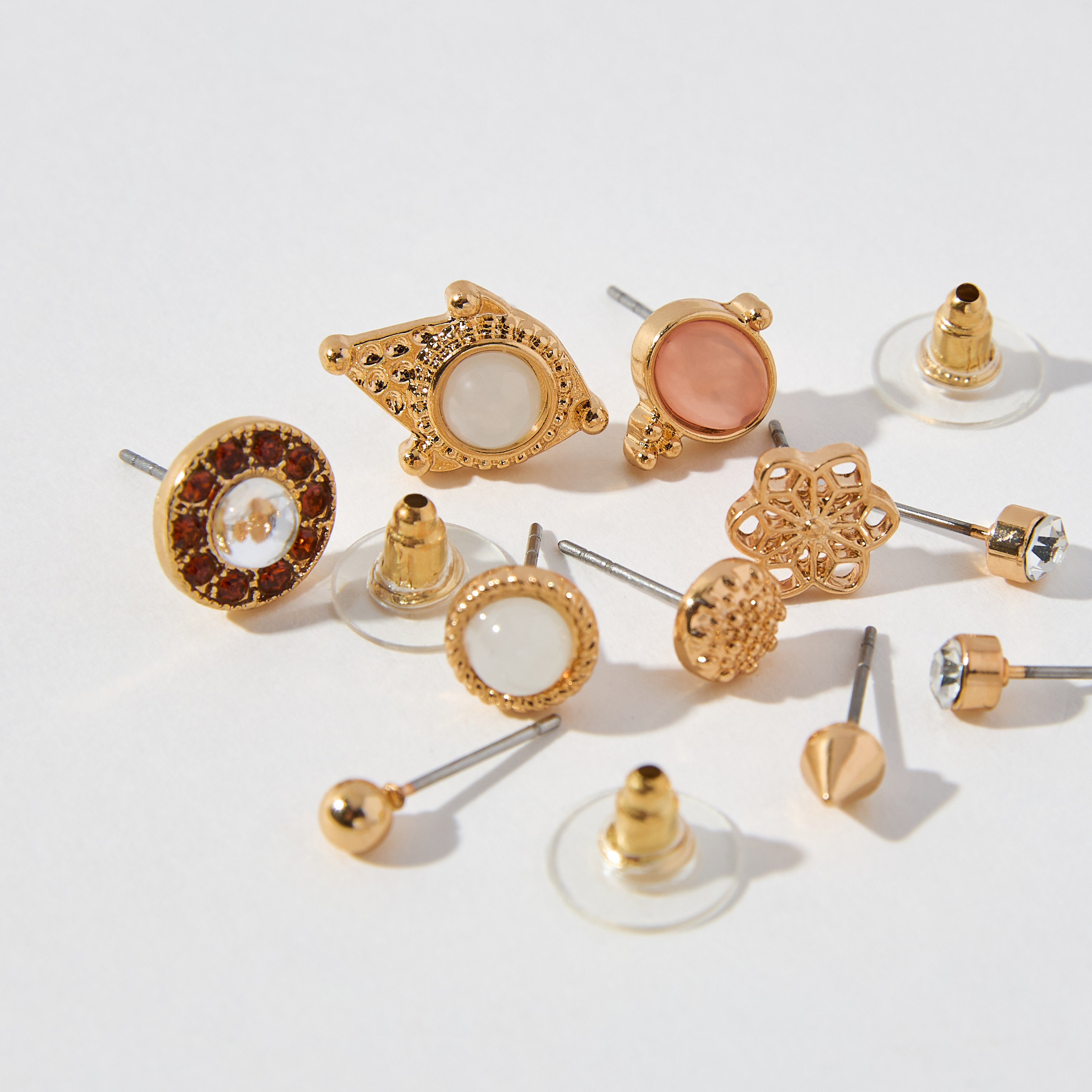 Assorted Earrings with Pushback Closure - Set of 9-women-watchesandjewellery-jewellery-earrings-image-3