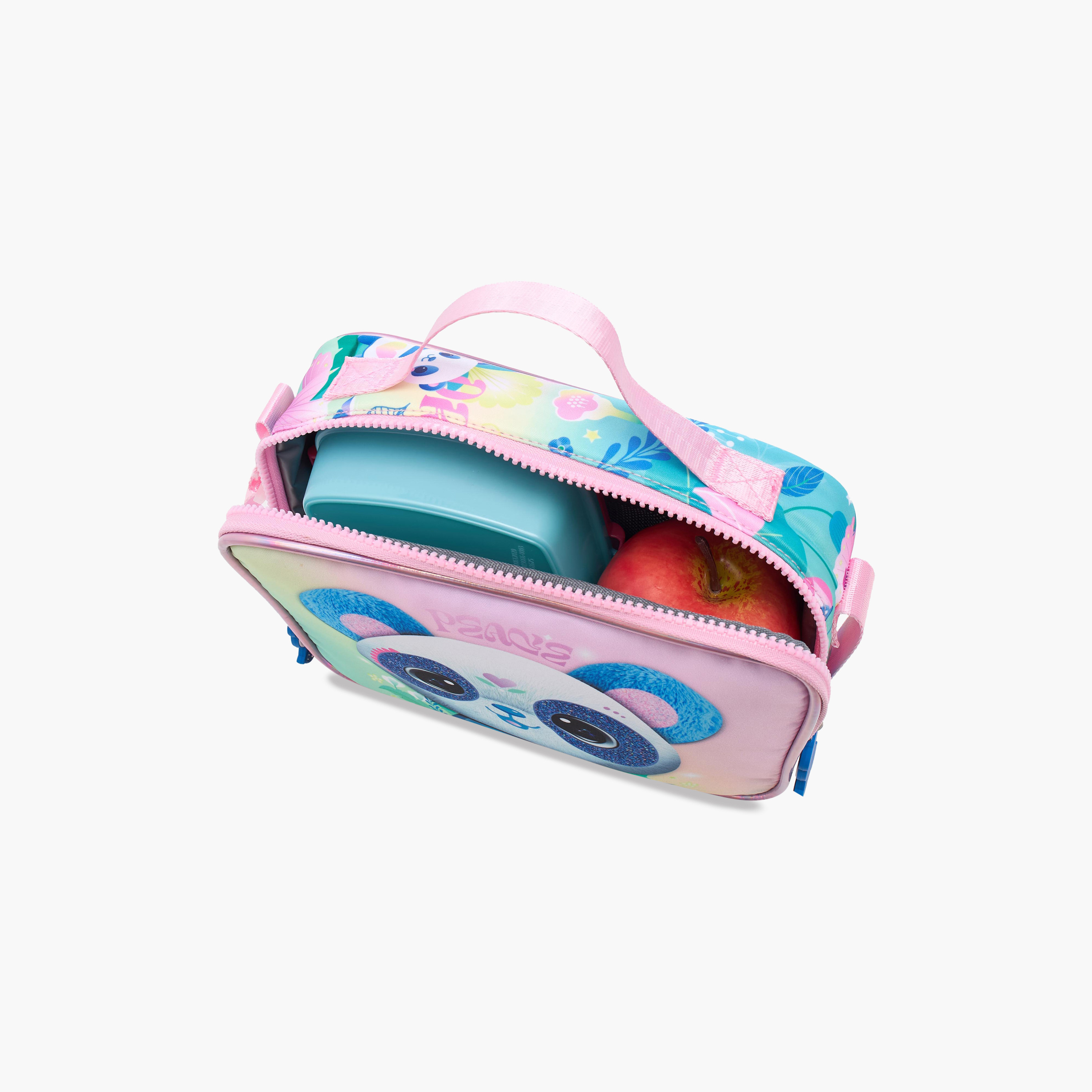 Juniors Panda Print Lunch Bag with Adjustable Strap and Zip Closure-school-lunchessentials-lunchbags-image-7