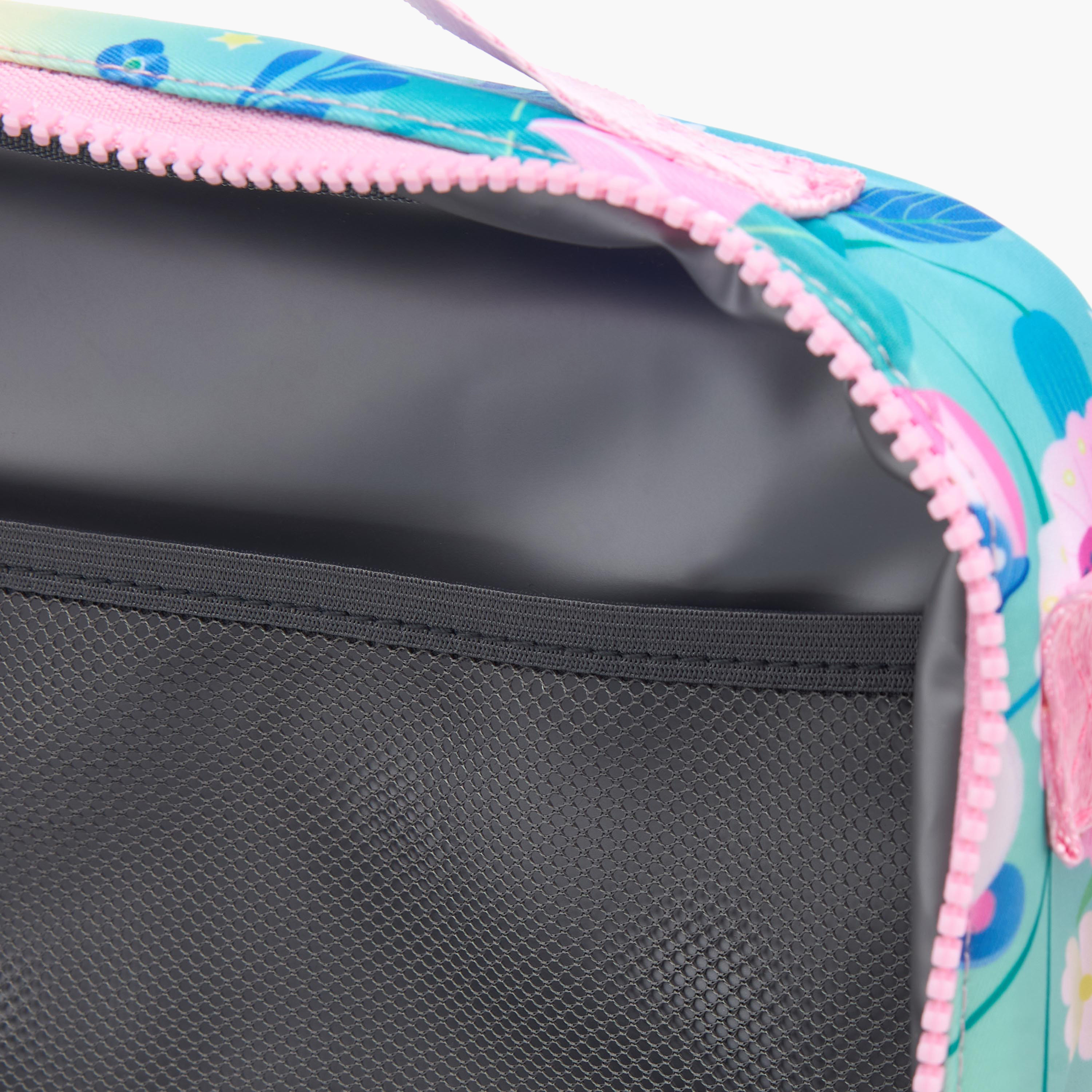 Juniors Panda Print Lunch Bag with Adjustable Strap and Zip Closure-school-lunchessentials-lunchbags-image-8