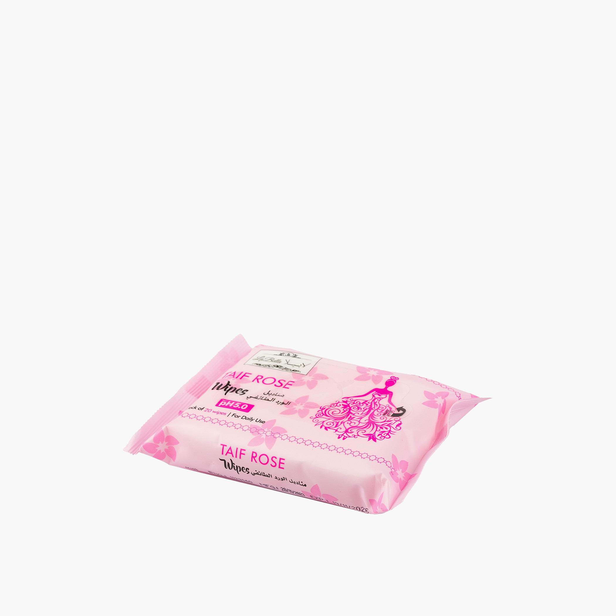 Labella Taif Rose Wipes - 20 Sheets-beautyandpersonalcare-skin-cleansers-facewashandcleansers-image-2