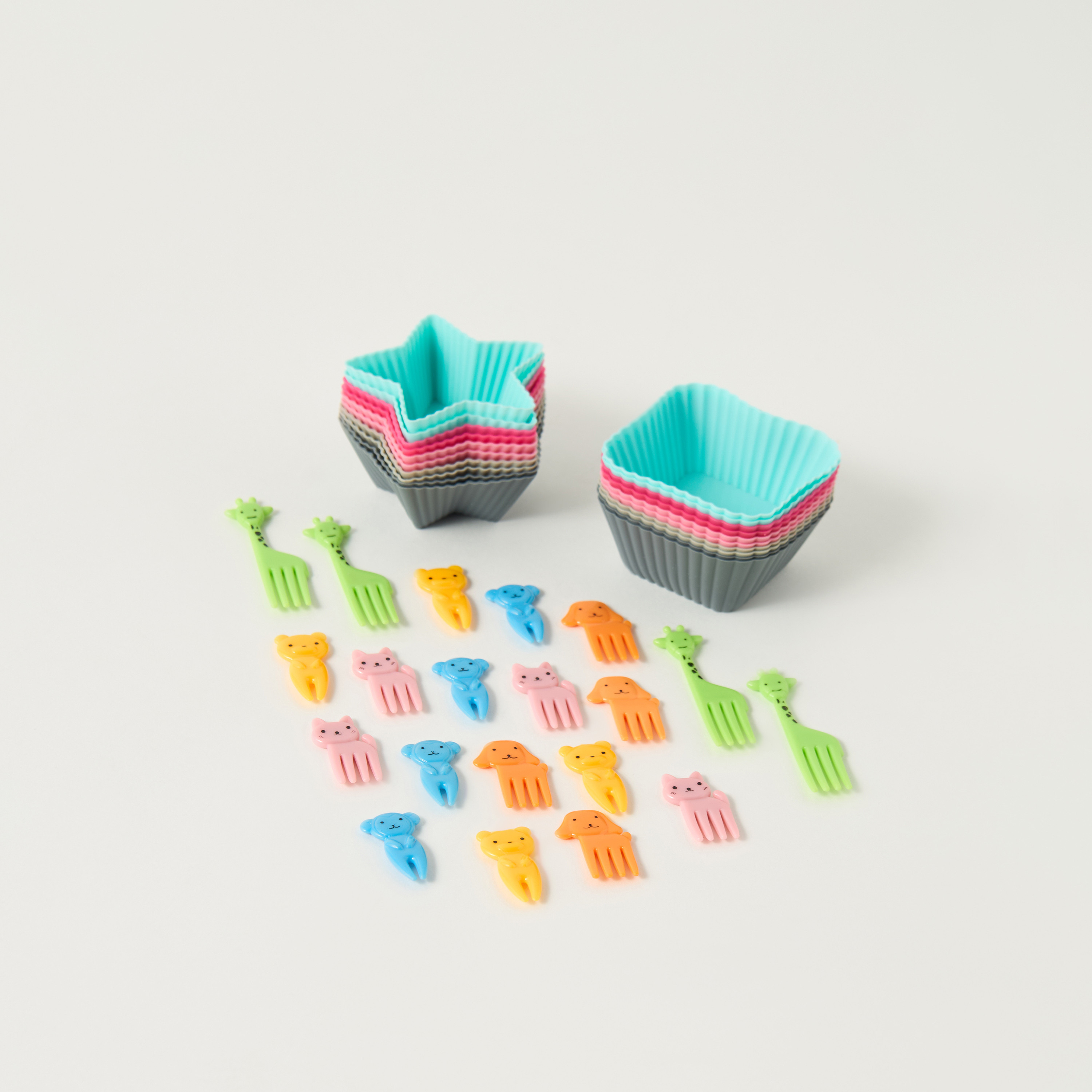 Manna 40-Piece Silicone Cup and Pick Set-household-kitchen-kitchentoolsandutensils-image-1