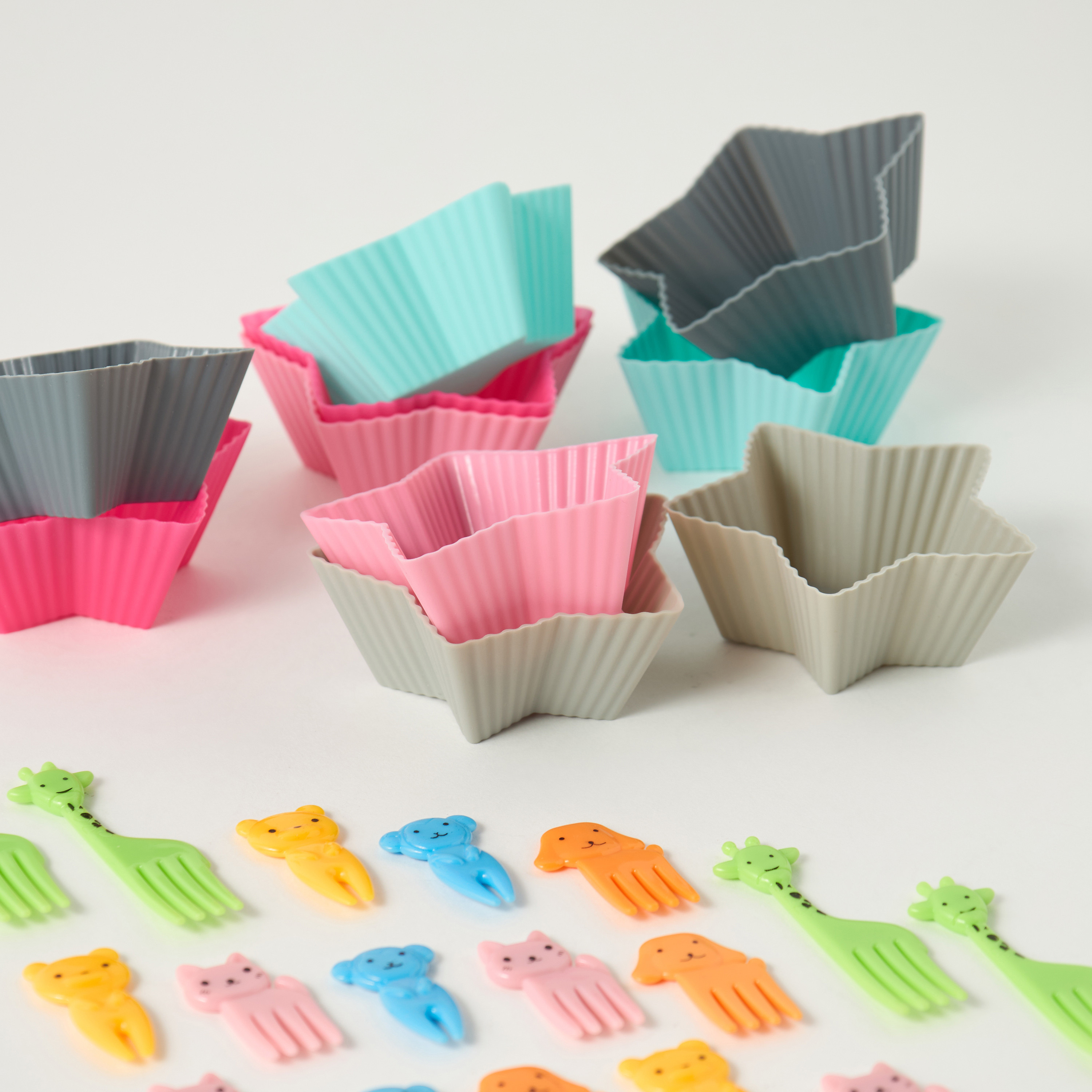 Manna 40-Piece Silicone Cup and Pick Set-household-kitchen-kitchentoolsandutensils-image-2