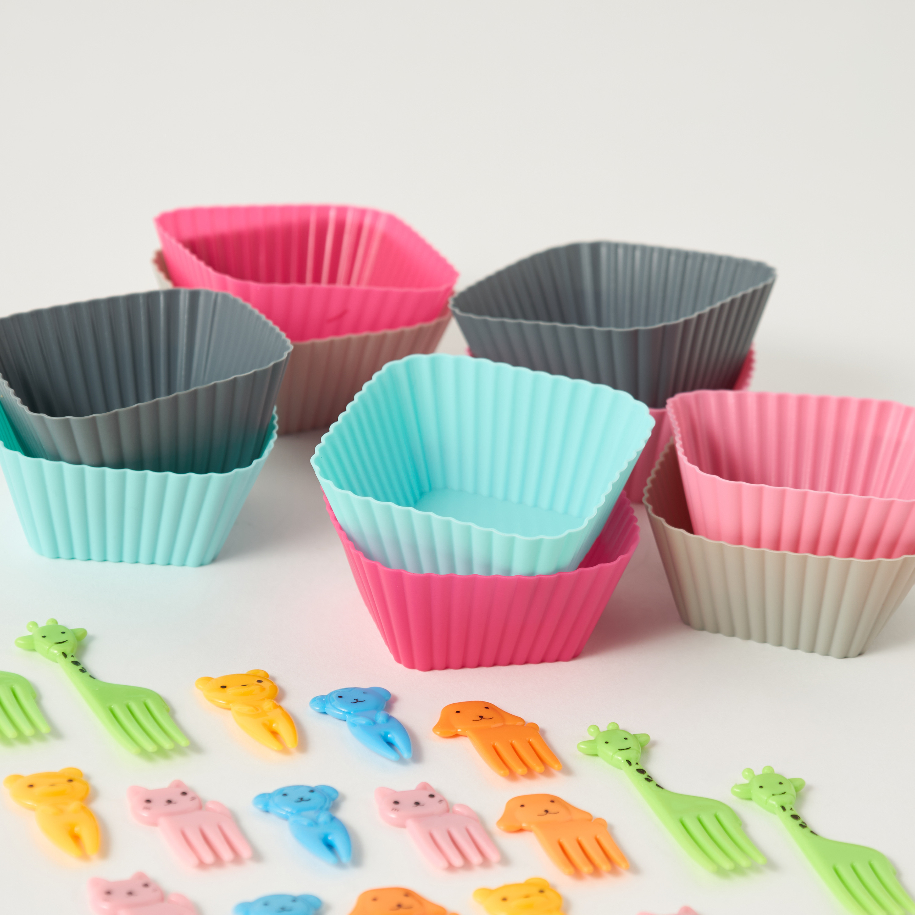Manna 40-Piece Silicone Cup and Pick Set-household-kitchen-kitchentoolsandutensils-image-3