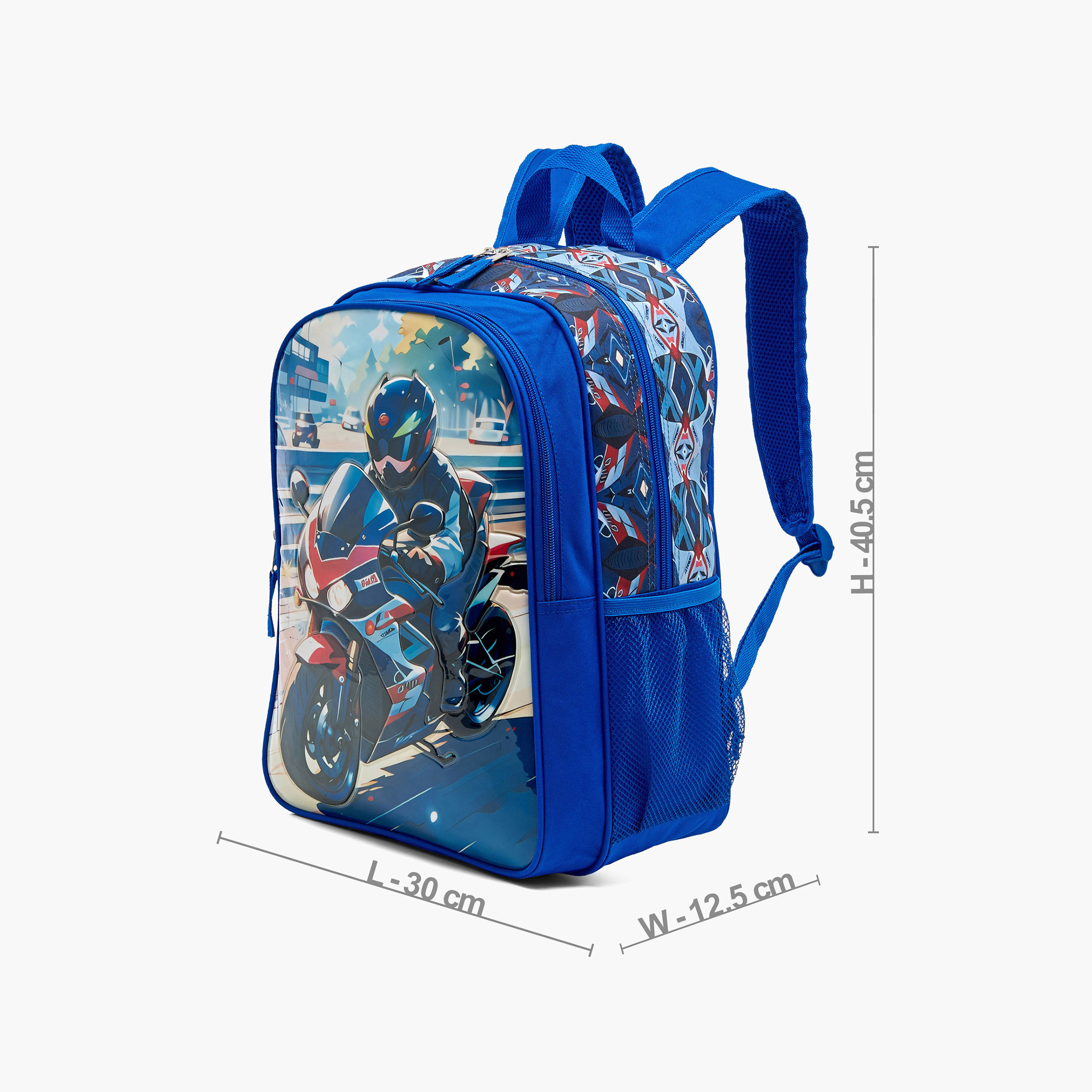 Juniors Printed 5-Piece Backpack Set - 16 inches-school-bagsandbackpacks-backpacks-image-2