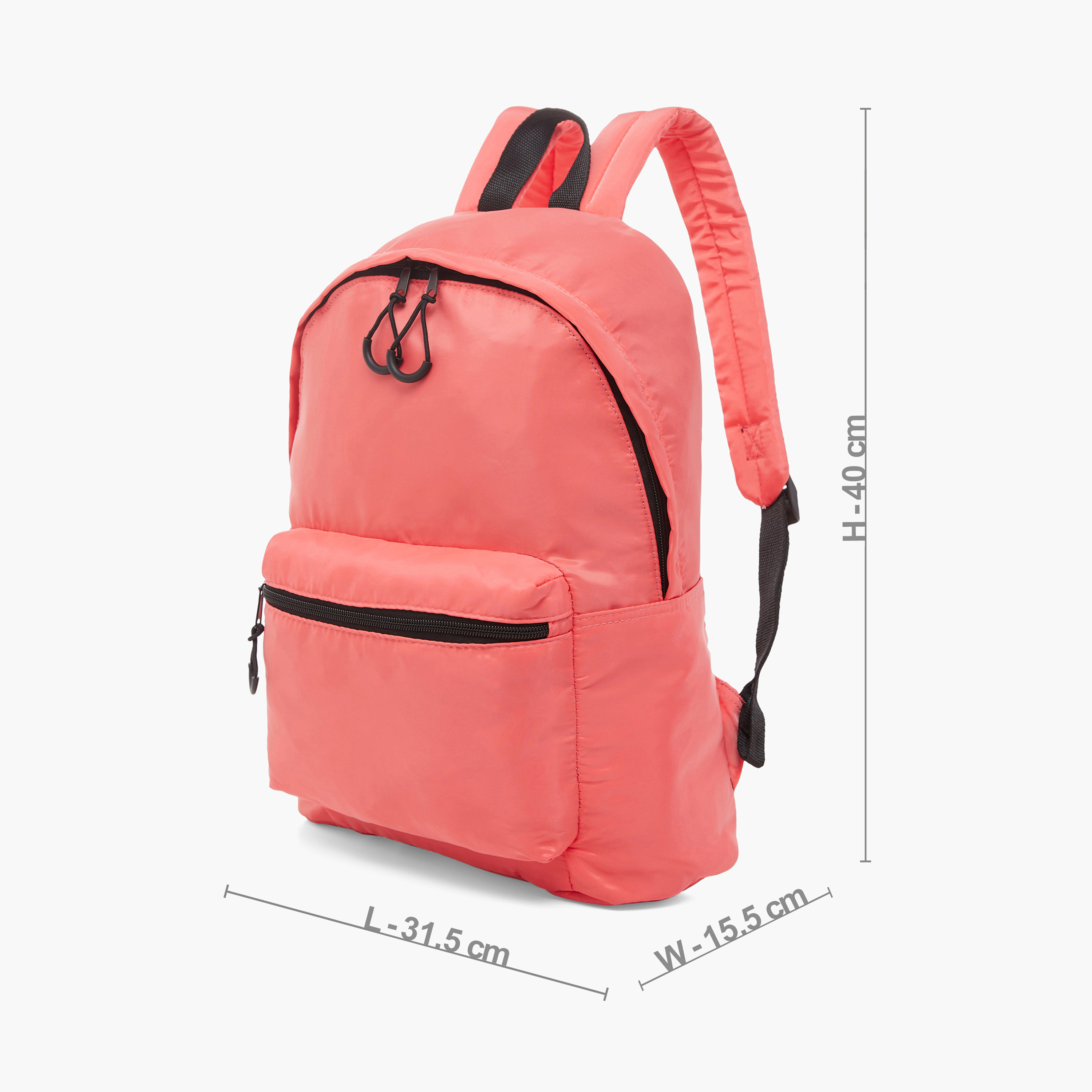 شنطة ظهر سادة بحمالات كتف قابلة للتعديل وسحاب إغلاق من جونيورز -14 بوصة-school-bagsandbackpacks-backpacks-image-8