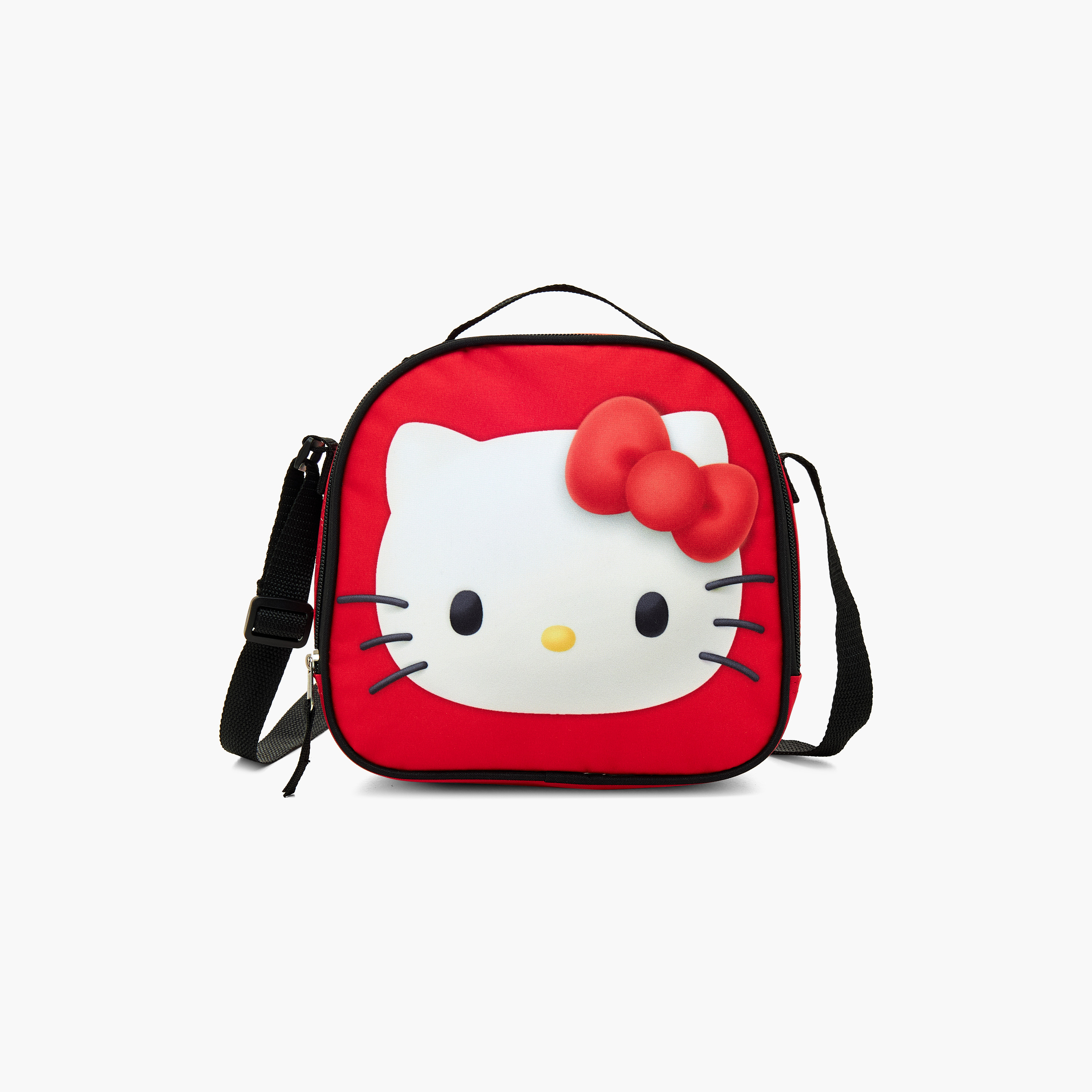 شنطة ظهر ترولي بطبعات هالو كيتي مع شنطة غداء ومقلمة من سانريو - 14 بوصة-school-bagsandbackpacks-trolleybags-image-15