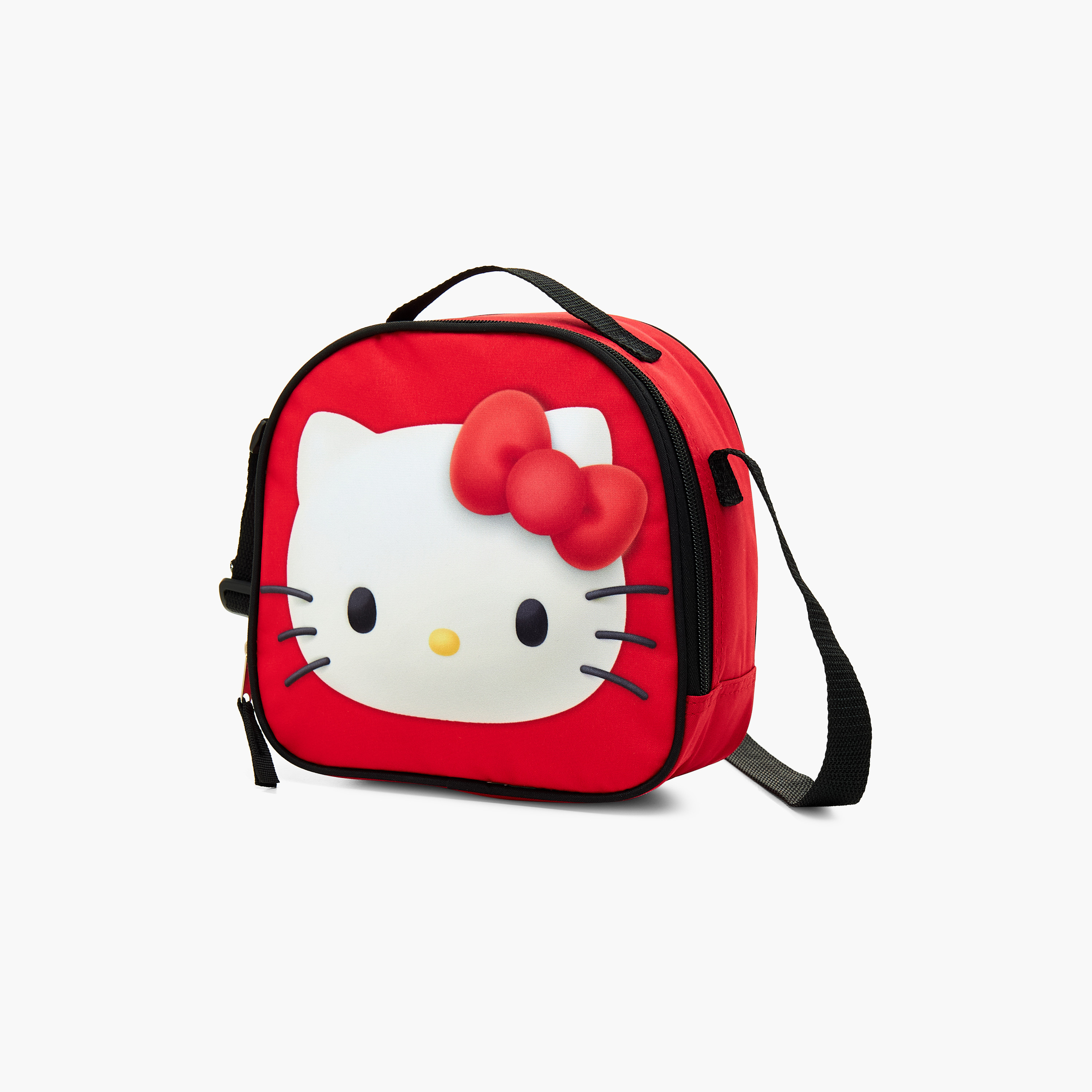 شنطة ظهر ترولي بطبعات هالو كيتي مع شنطة غداء ومقلمة من سانريو - 14 بوصة-school-bagsandbackpacks-trolleybags-image-16