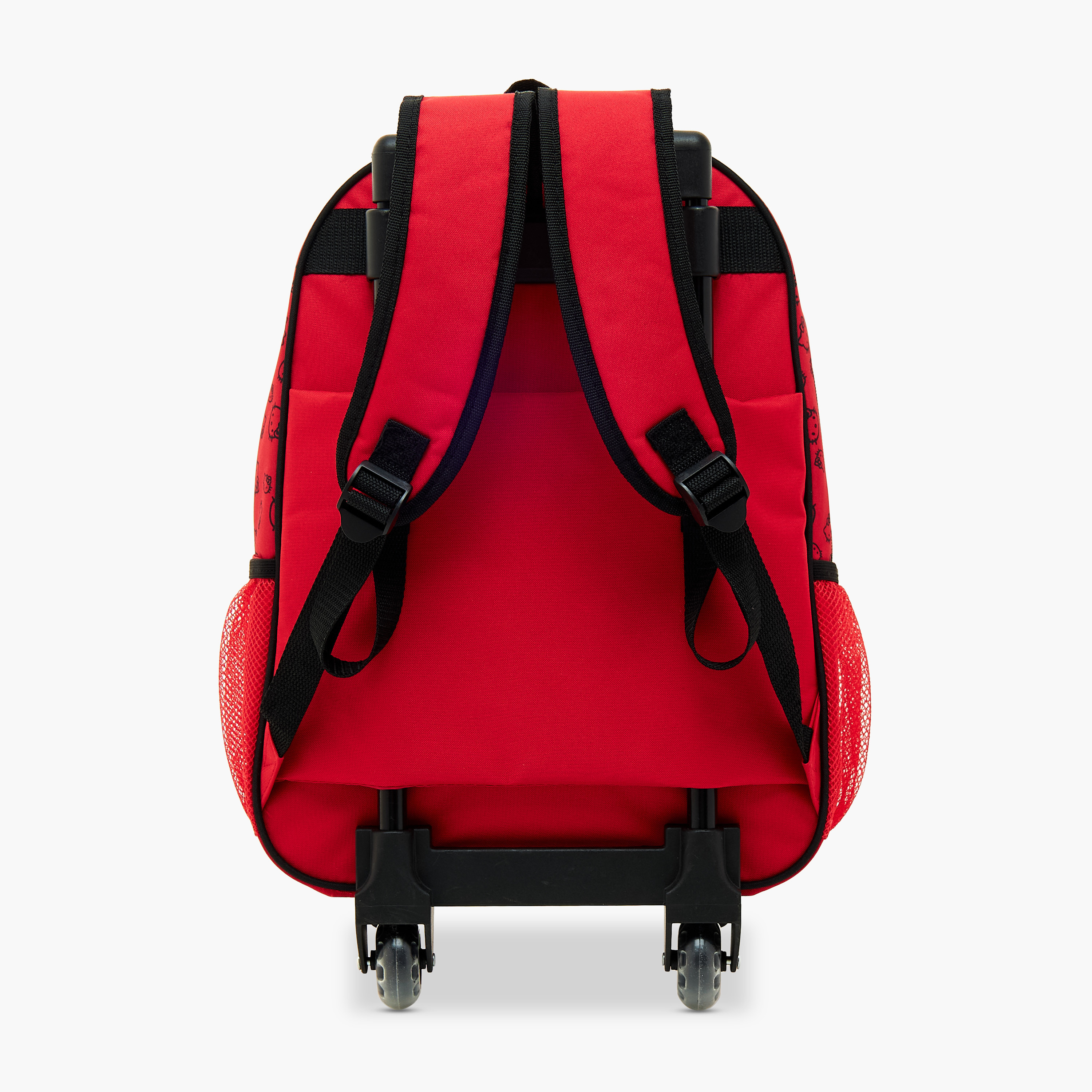 شنطة ظهر ترولي بطبعات هالو كيتي مع شنطة غداء ومقلمة من سانريو - 14 بوصة-school-bagsandbackpacks-trolleybags-image-4