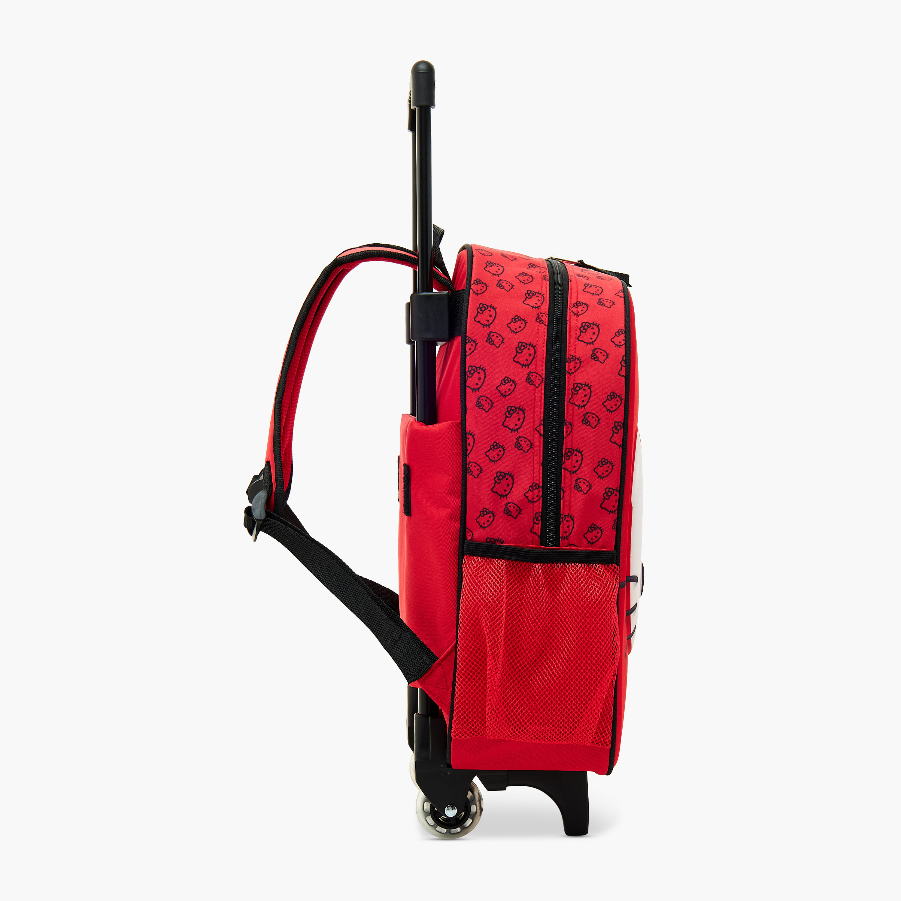 شنطة ظهر ترولي بطبعات هالو كيتي مع شنطة غداء ومقلمة من سانريو - 14 بوصة-school-bagsandbackpacks-trolleybags-image-6