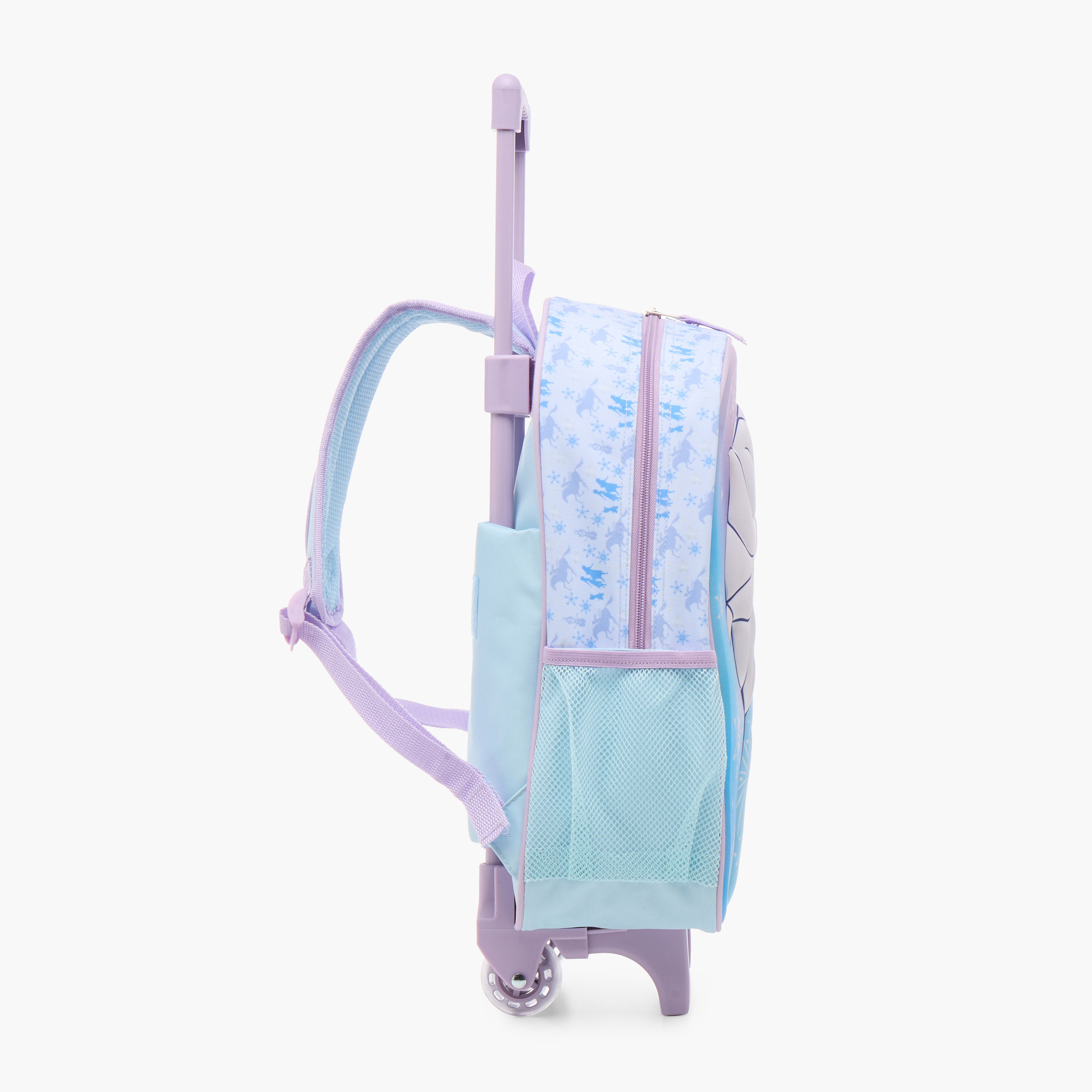 Frozen Print Trolley Backpack with Lunch Bag and Pencil Pouch-school-bagsandbackpacks-trolleybags-image-3