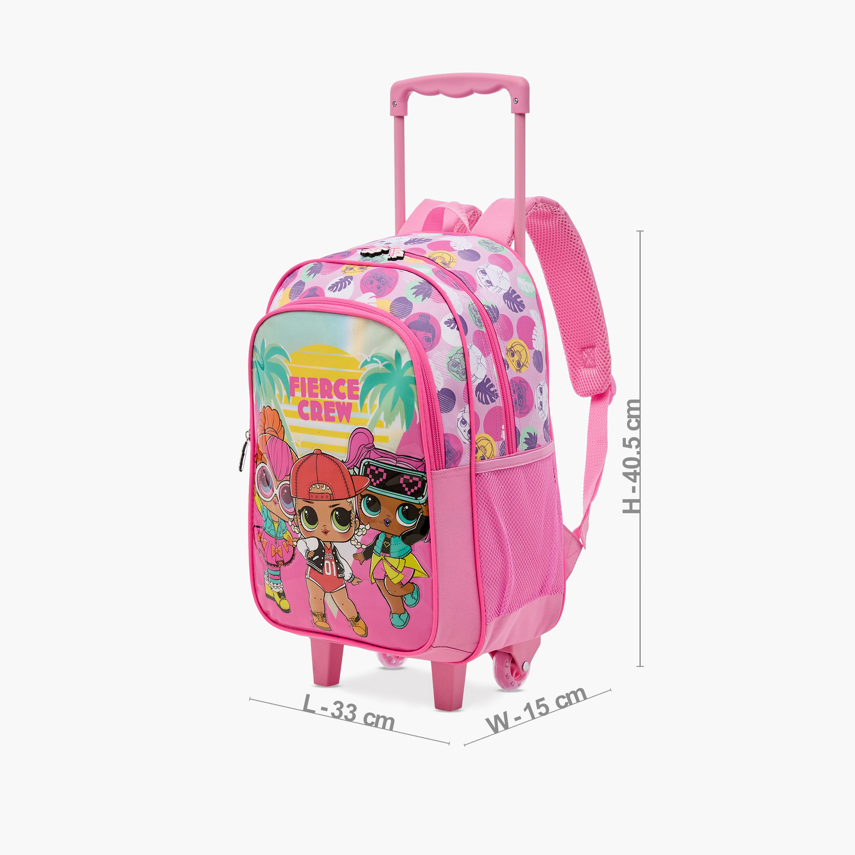 L.O.L. Surprise! Print 5-Piece Trolley Backpack Set - 16 inches-school-bagsandbackpacks-sets-image-2
