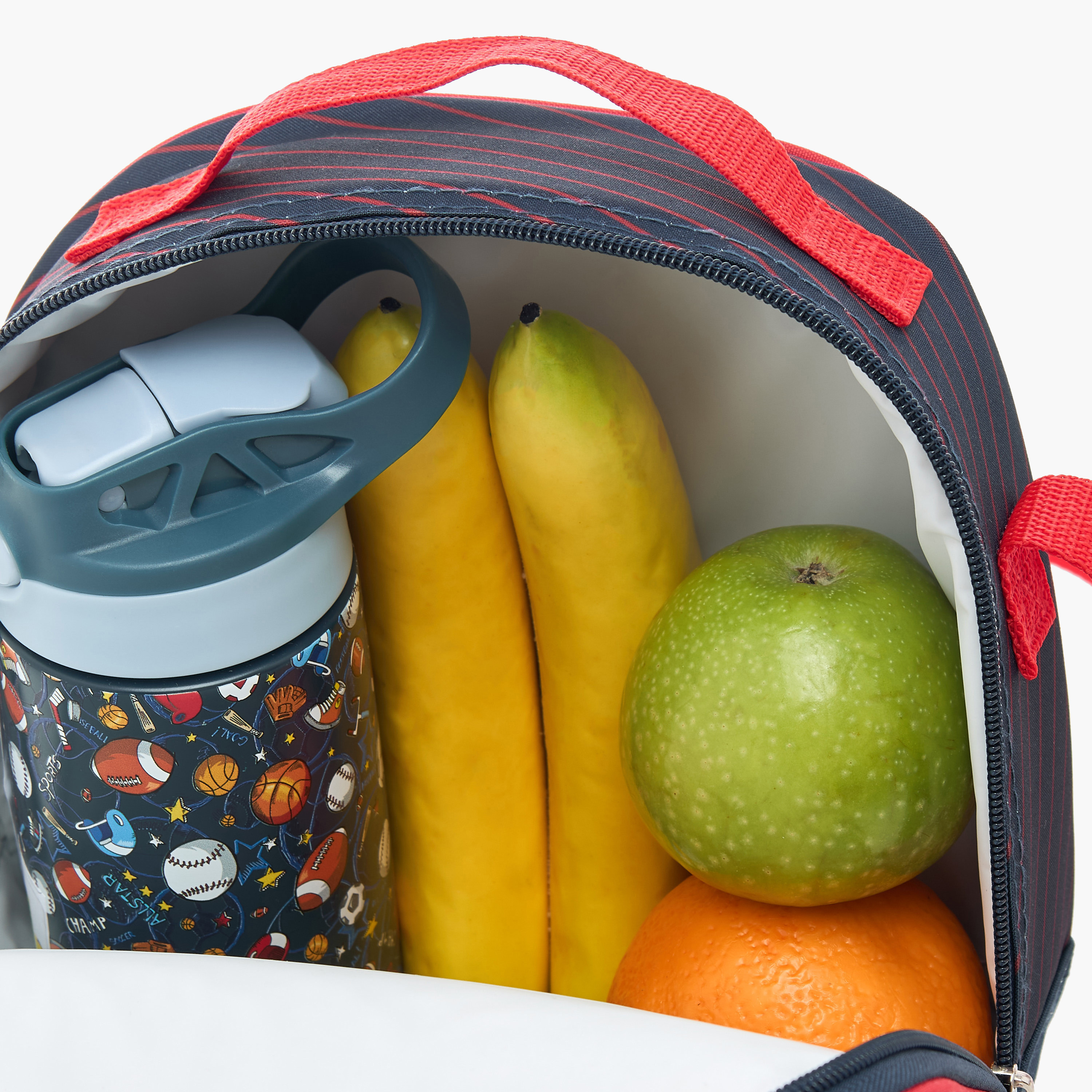 Red Bull Car Print 5-Piece Backpack Set - 16 inches-school-bagsandbackpacks-sets-image-14