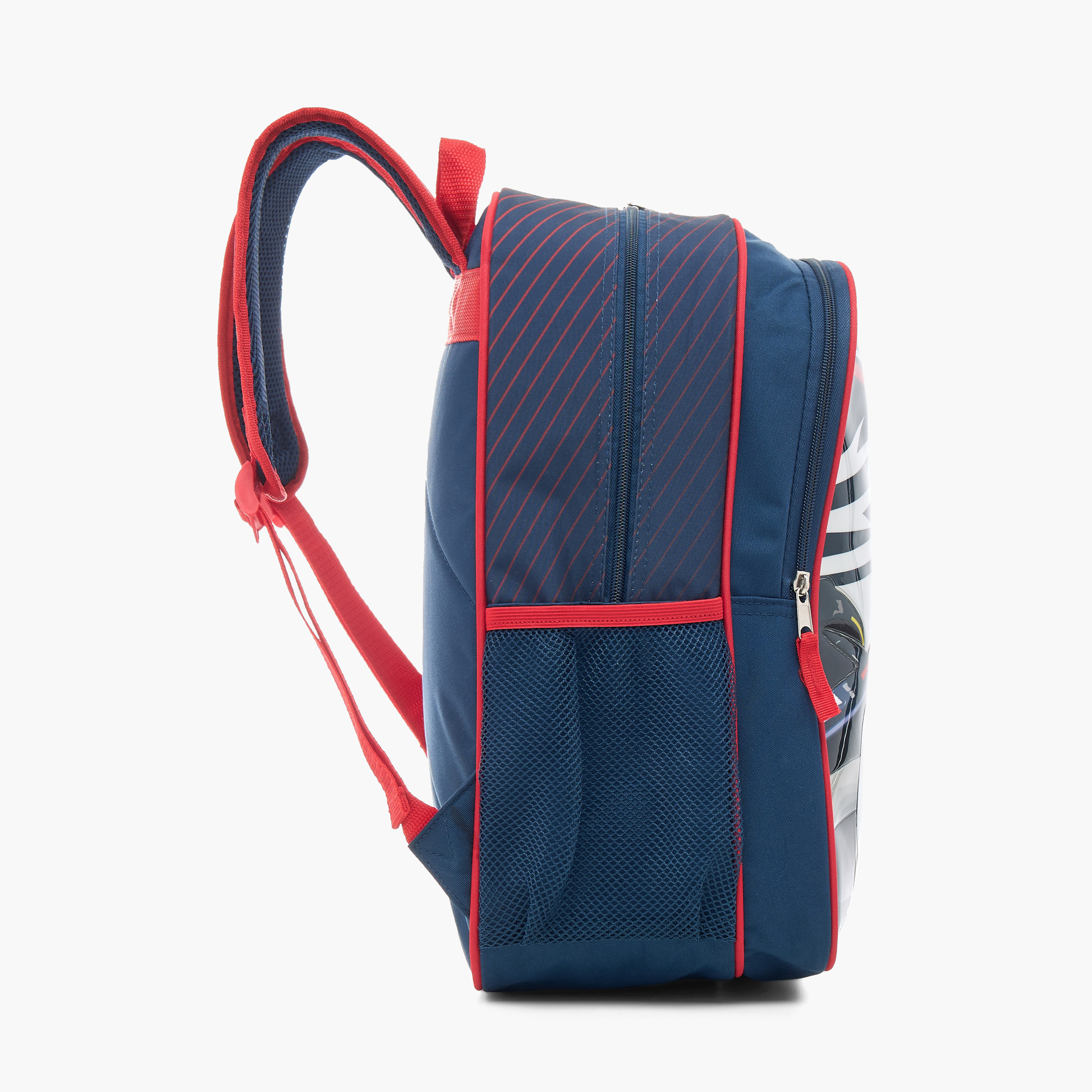Red Bull Car Print 5-Piece Backpack Set - 16 inches-school-bagsandbackpacks-sets-image-3