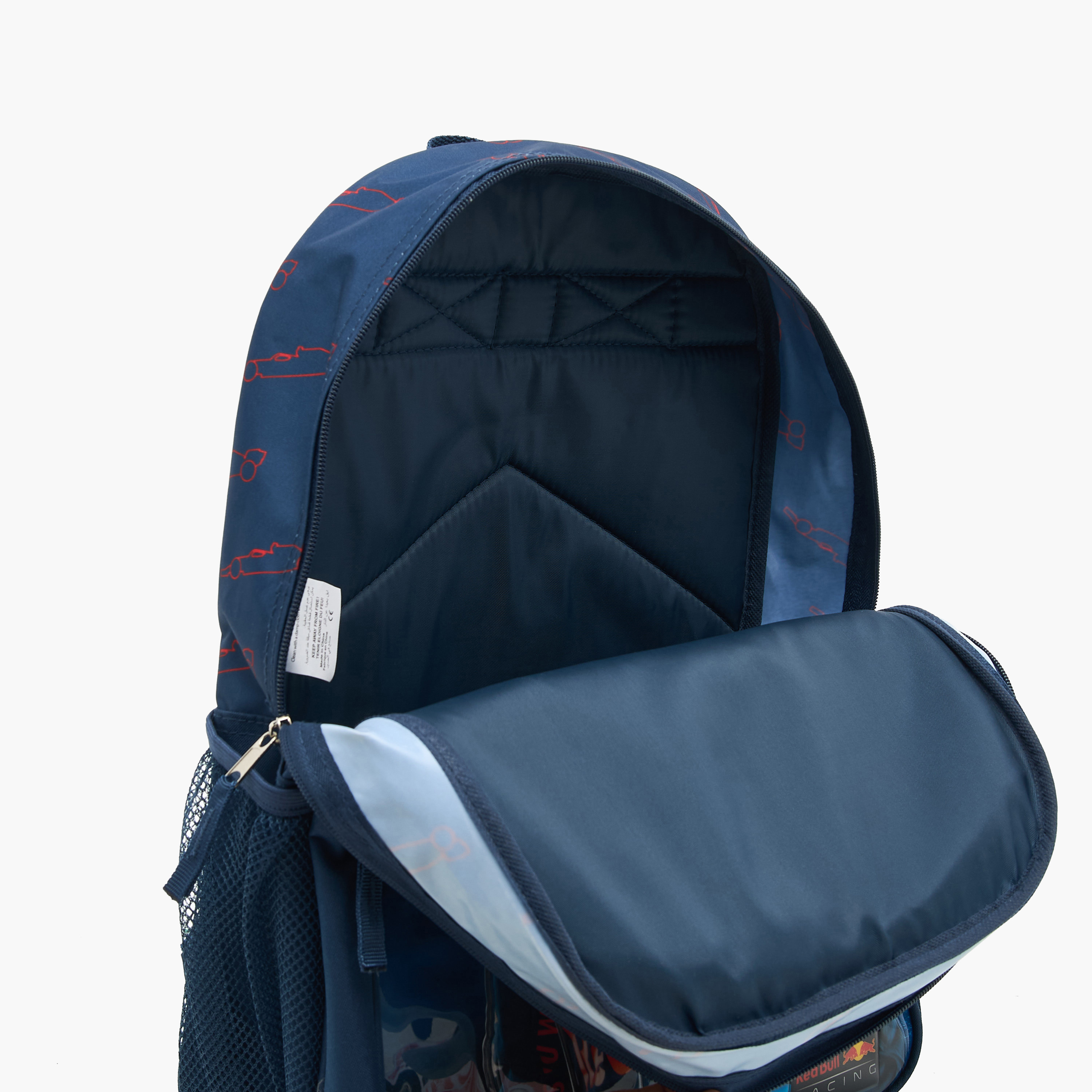 Red Bull Max Verstappen Print 5-Piece Trolley Backpack Set - 16 inches-school-bagsandbackpacks-backpacks-image-10
