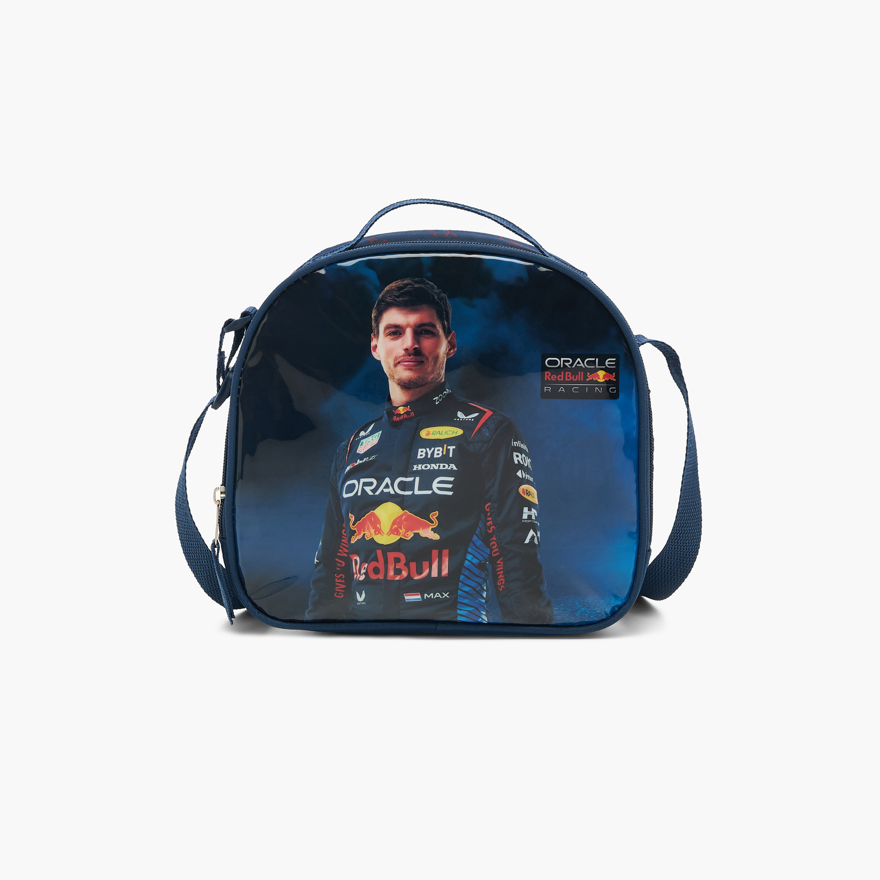 Red Bull Max Verstappen Print 5-Piece Trolley Backpack Set - 16 inches-school-bagsandbackpacks-backpacks-image-11
