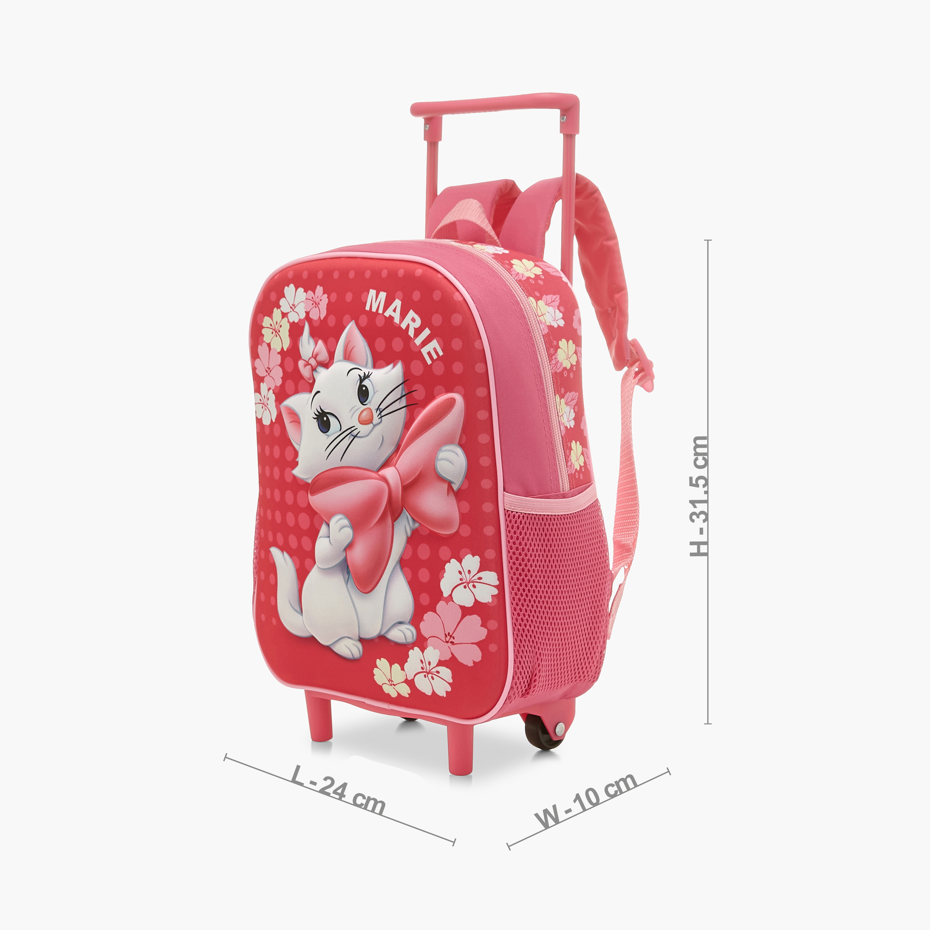 شنطة ظهر ترولي 12 بوصة بطبعات ماري مع شنطة غداء ومقلمة من ديزني-school-bagsandbackpacks-trolleybags-image-3