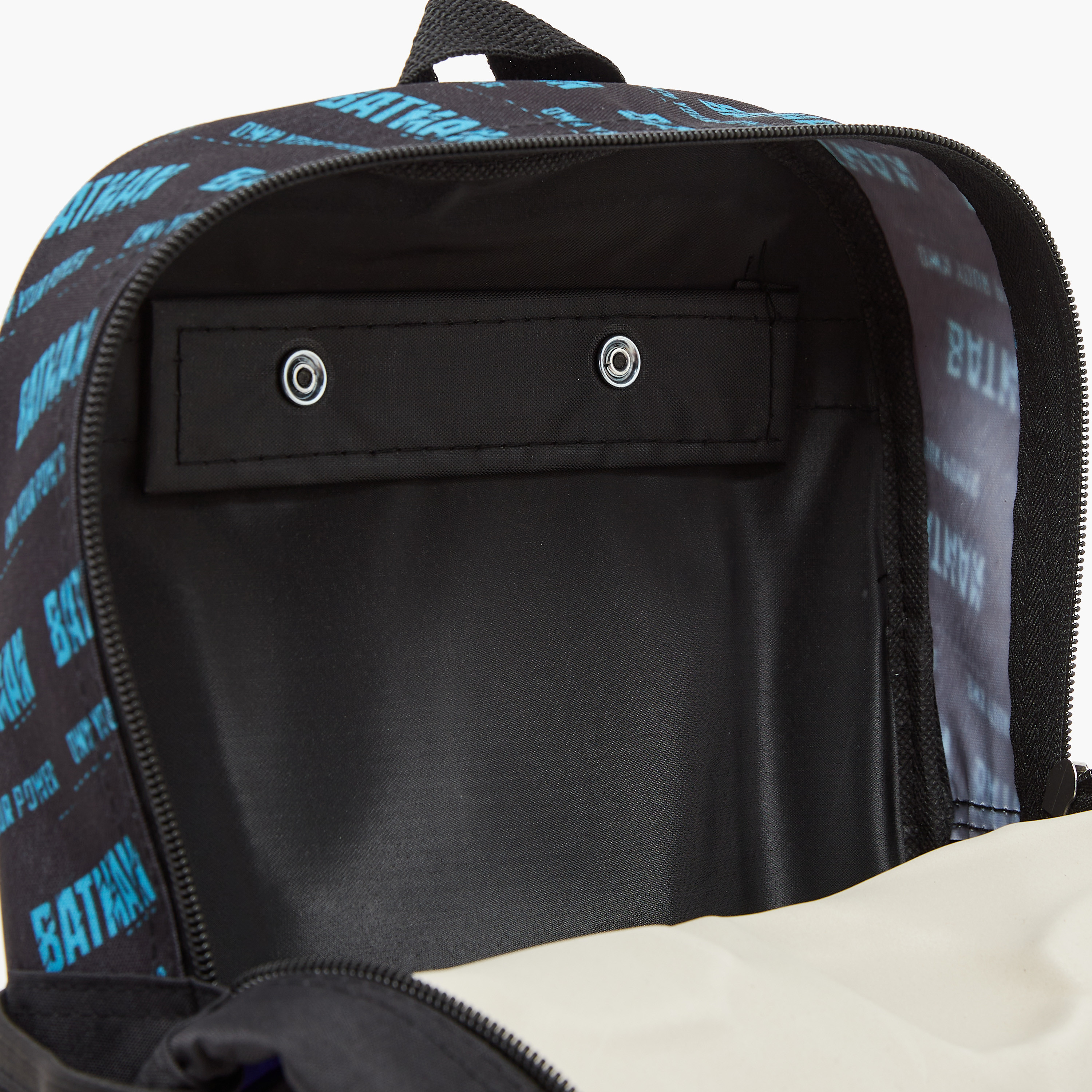 Batman Print Trolley Backpack with Lunch Bag and Pencil Pouch - 12 inches-school-bagsandbackpacks-trolleybags-image-13