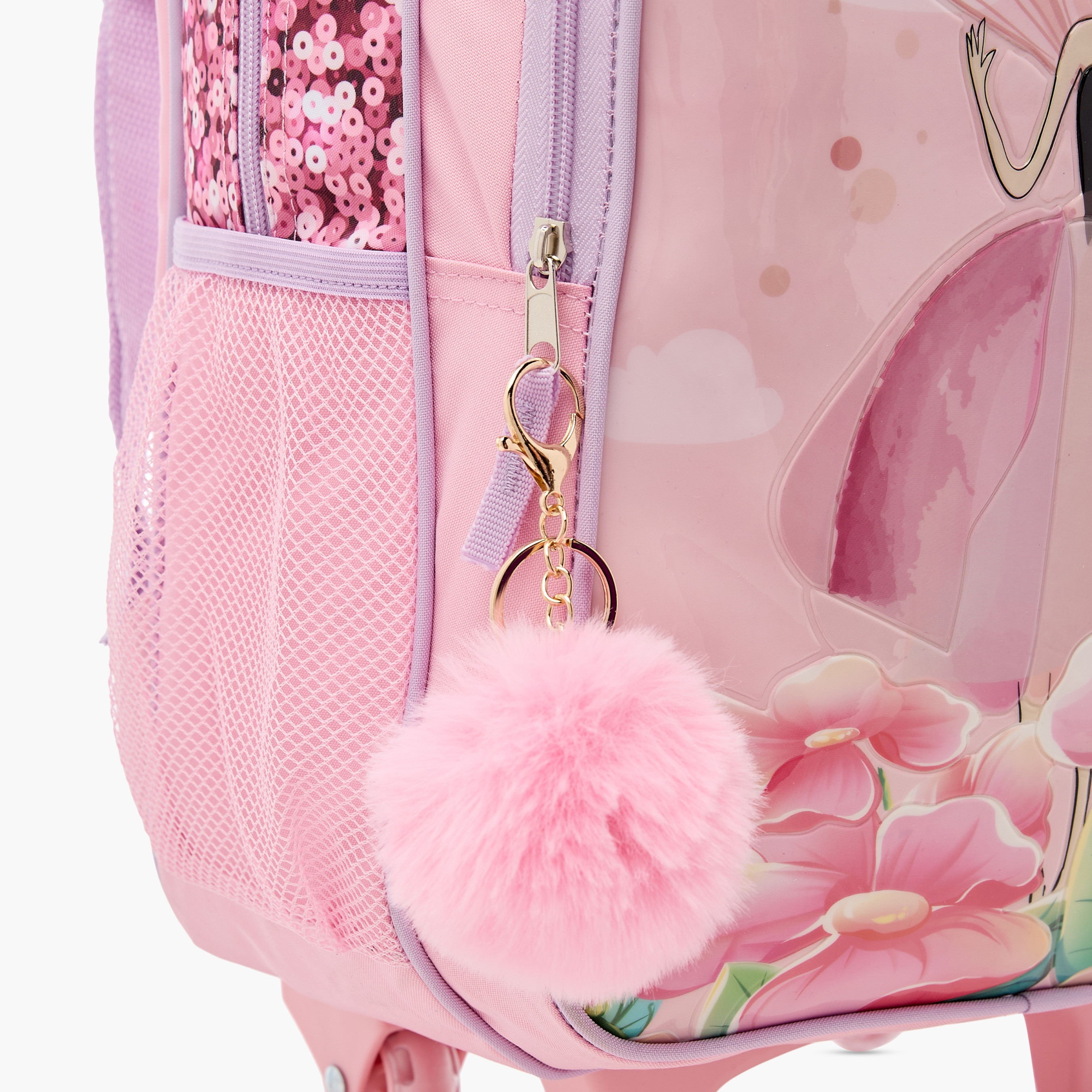 Juniors Fairy Print 5-Piece Trolley Backpack Set - 16 inches-school-bagsandbackpacks-trolleybags-image-9