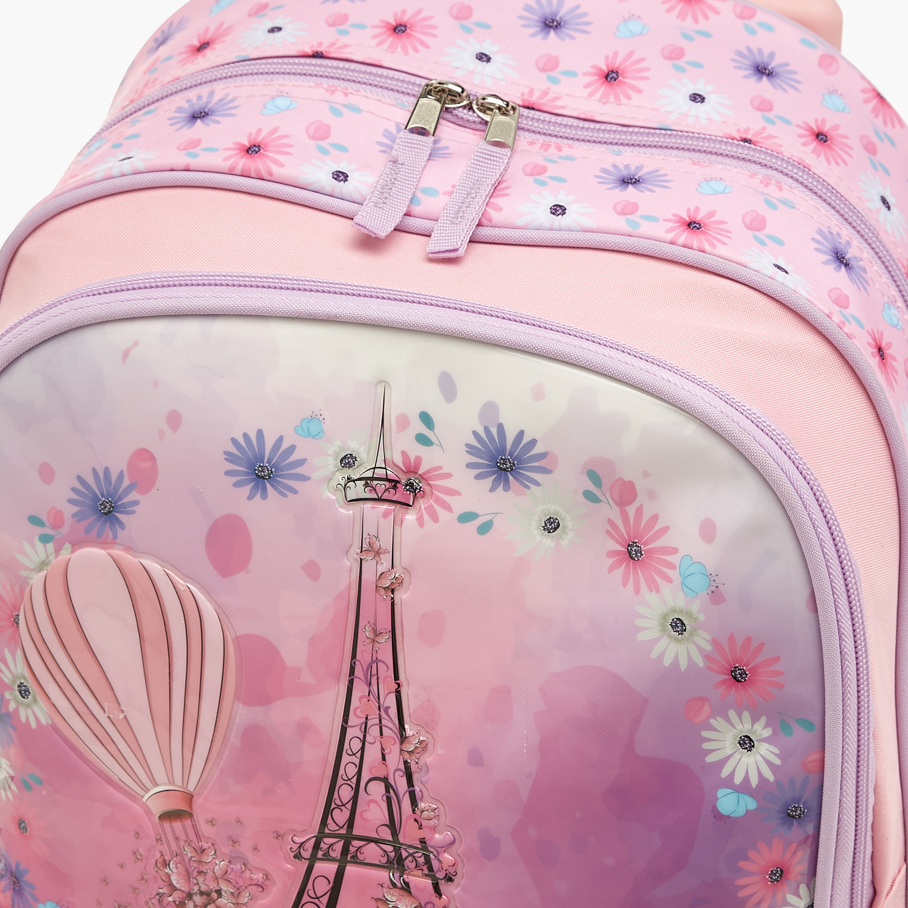 طقم شنطة ظهر ترولي بطبعات 5-Piece قطع من جونيورز - 16 بوصة-school-bagsandbackpacks-sets-image-8