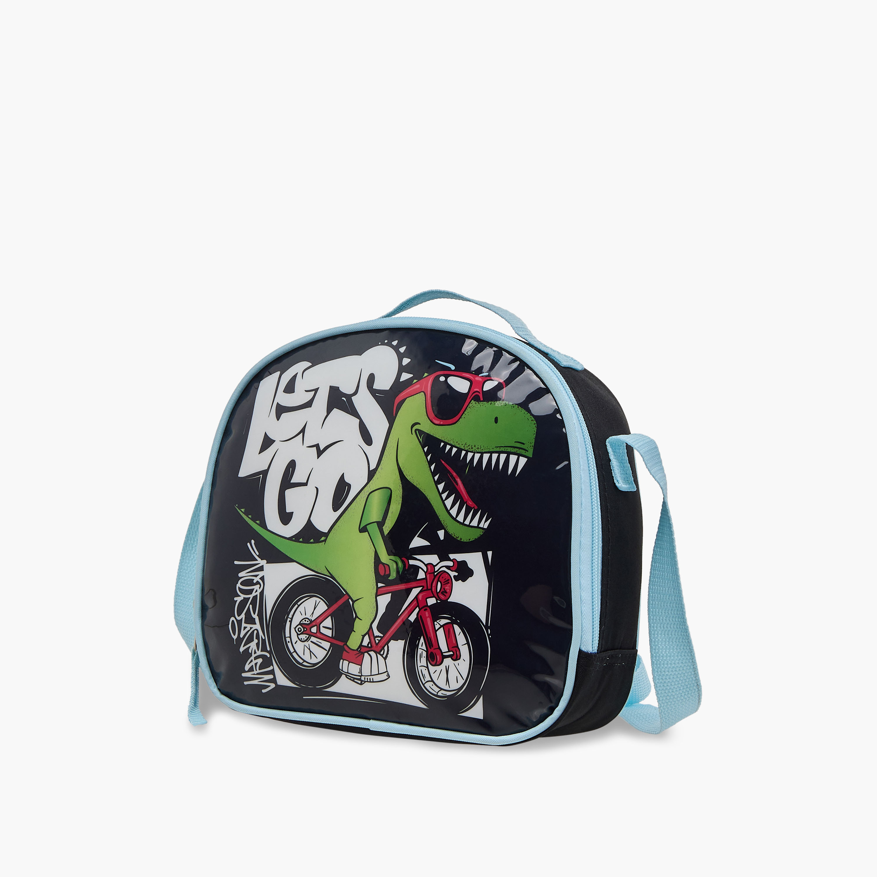 Juniors Dinosaur Print Backpack with Lunch Bag and Pencil Pouch-school-bagsandbackpacks-backpacks-image-11