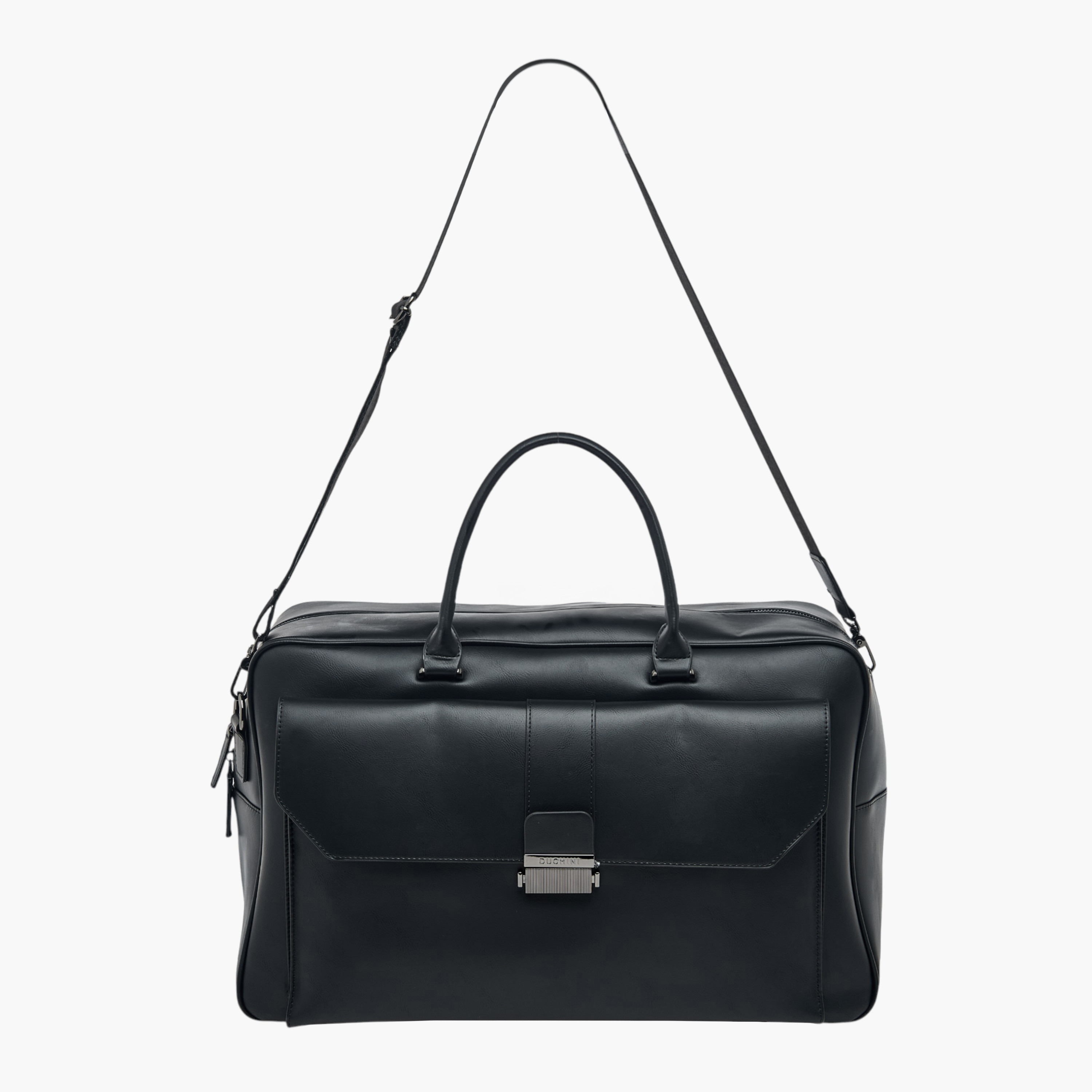 شنطة دافل سادة بحزام قابل للفصل وسحاب إغلاق من دوتشيني-travel-luggagesandbags-dufflebags-image-10