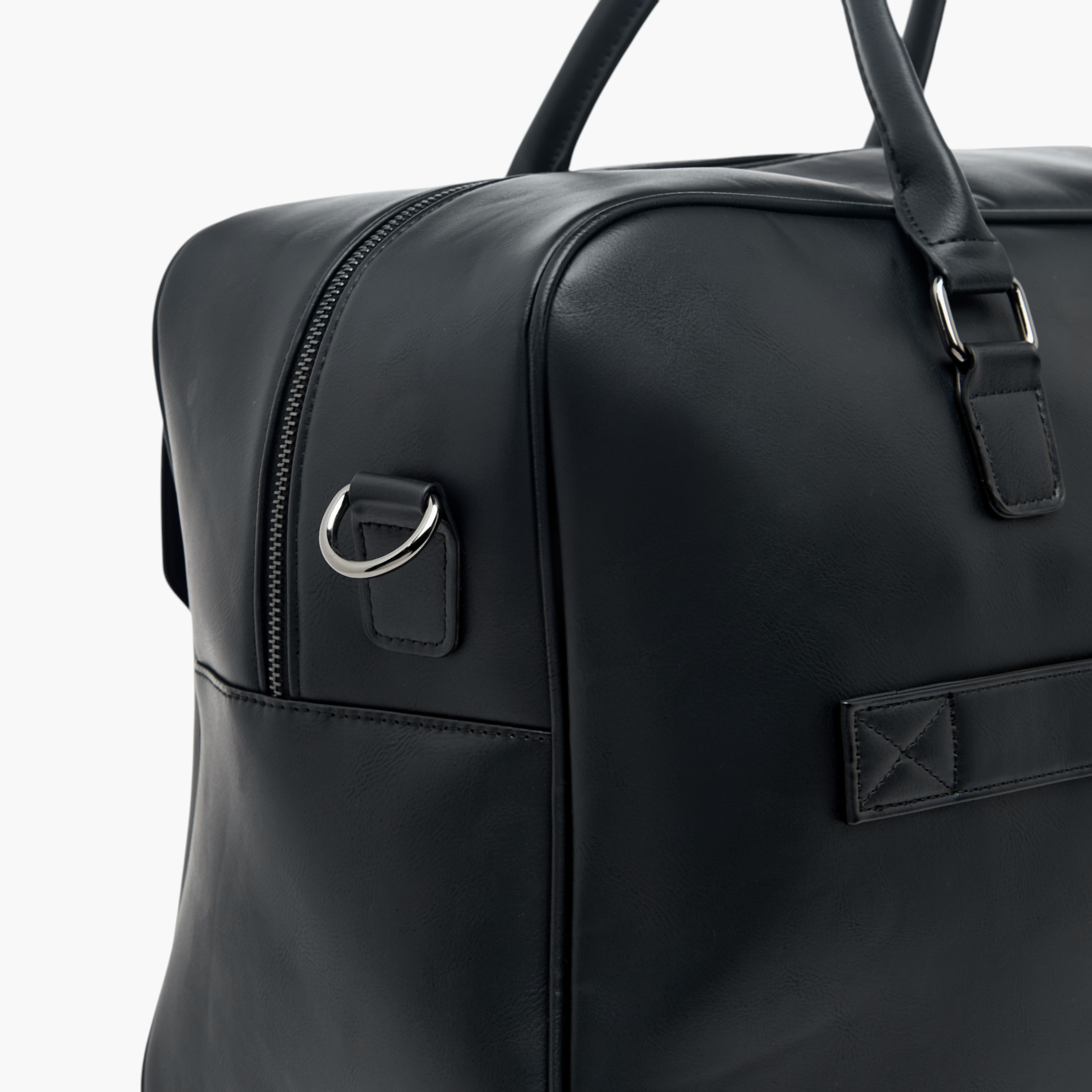 شنطة دافل سادة بحزام قابل للفصل وسحاب إغلاق من دوتشيني-travel-luggagesandbags-dufflebags-image-14