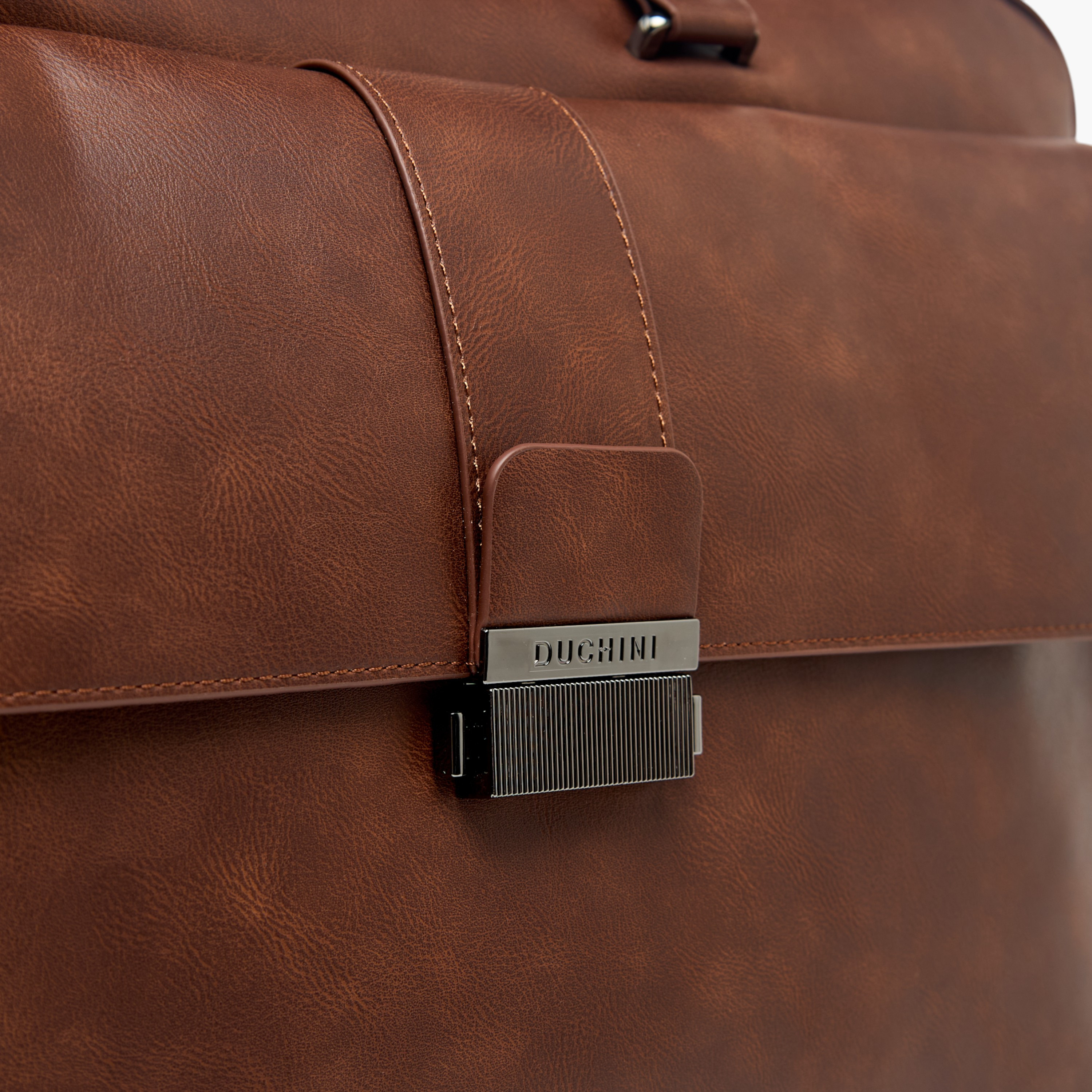 شنطة دافل سادة بحزام قابل للفصل وسحاب إغلاق من دوتشيني-travel-luggagesandbags-dufflebags-image-5