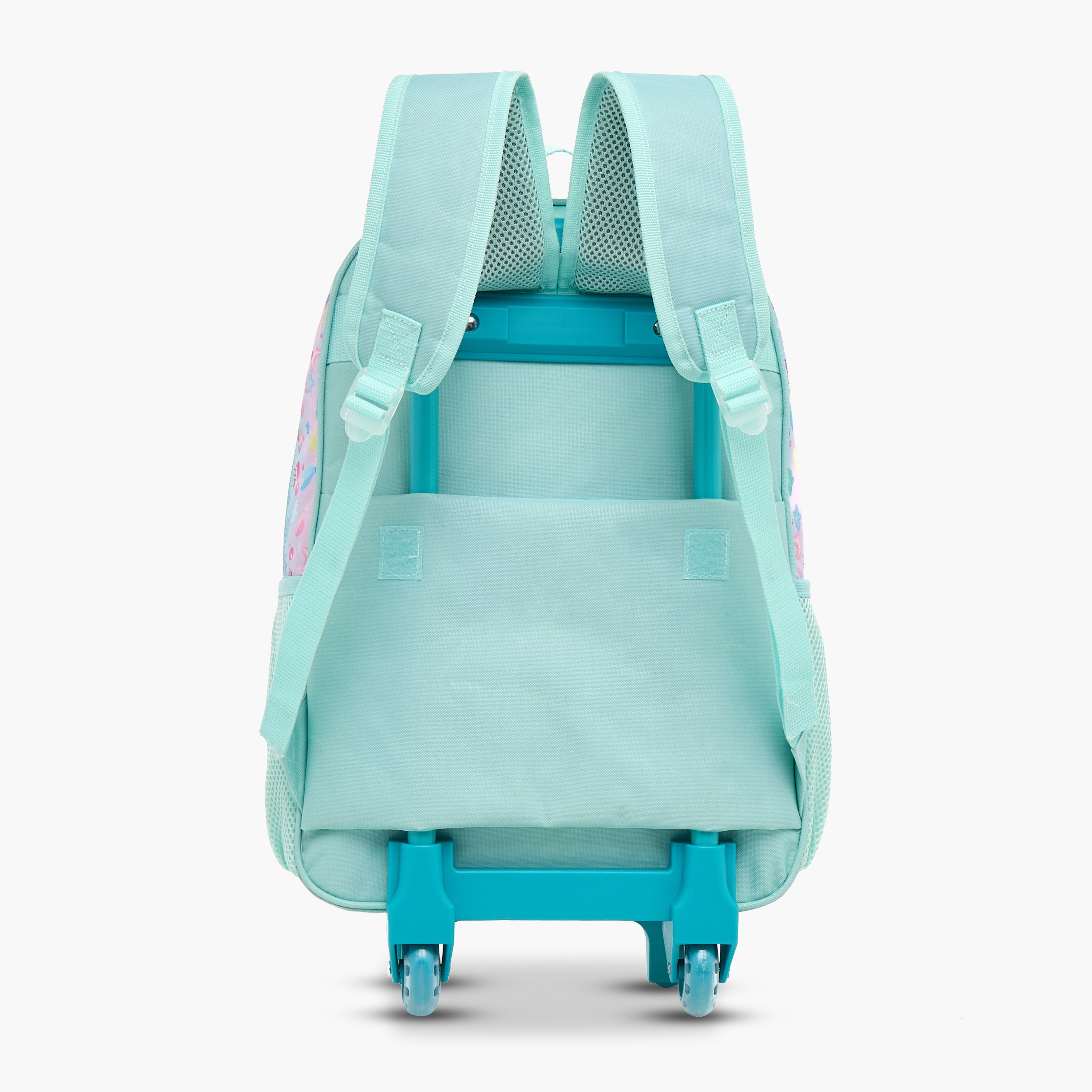 Juniors Mermaid Print Trolley Backpack with Lunch Bag and Pencil Pouch - 16 inches-school-bagsandbackpacks-trolleybags-image-6