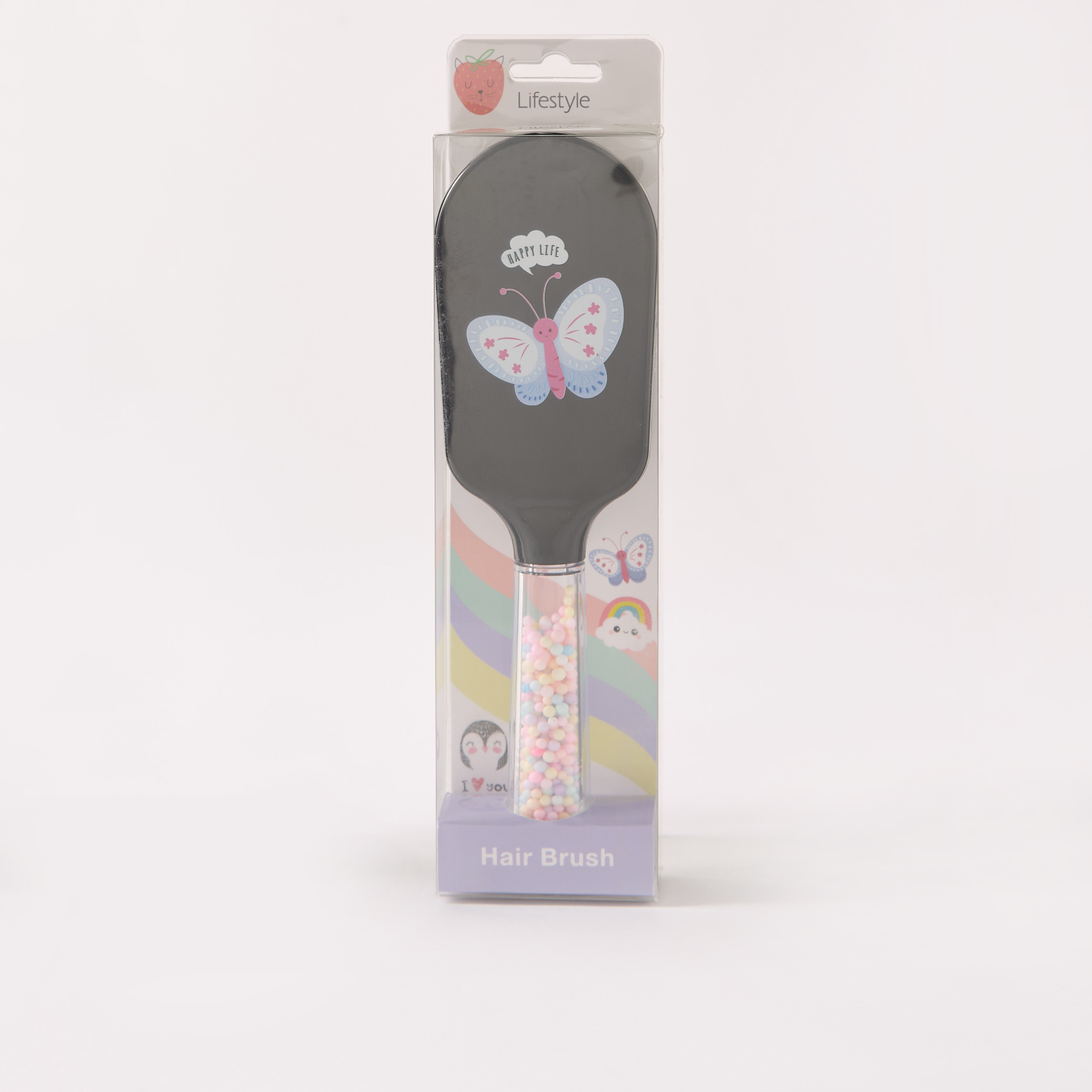 Butterfly Print Paddle Hairbrush-beautyandpersonalcare-hair-stylingtools-hairbrushesandcombs-image-5