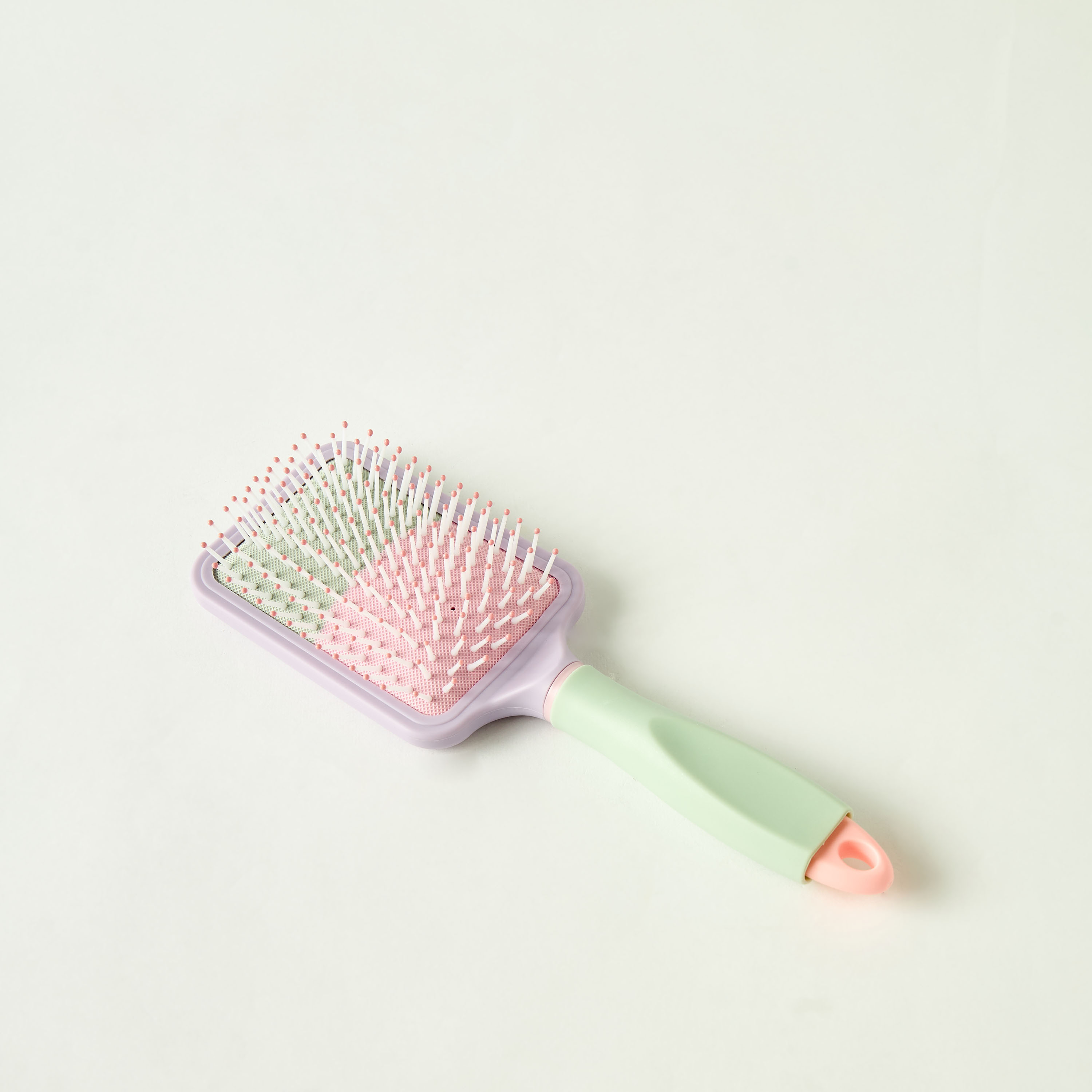 Colourblock Paddle Hairbrush-beautyandpersonalcare-hair-stylingtools-hairbrushesandcombs-image-2