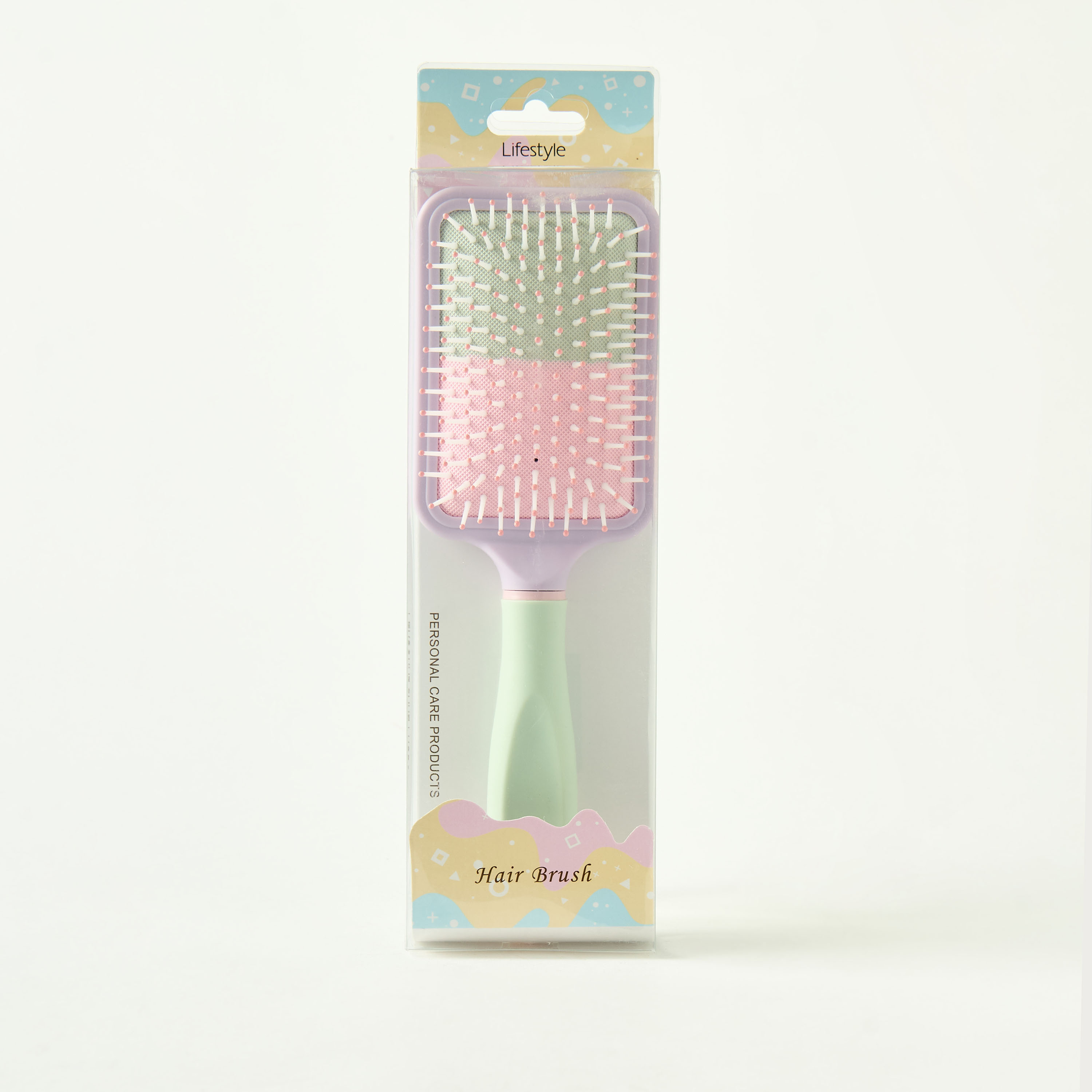 Colourblock Paddle Hairbrush-beautyandpersonalcare-hair-stylingtools-hairbrushesandcombs-image-5