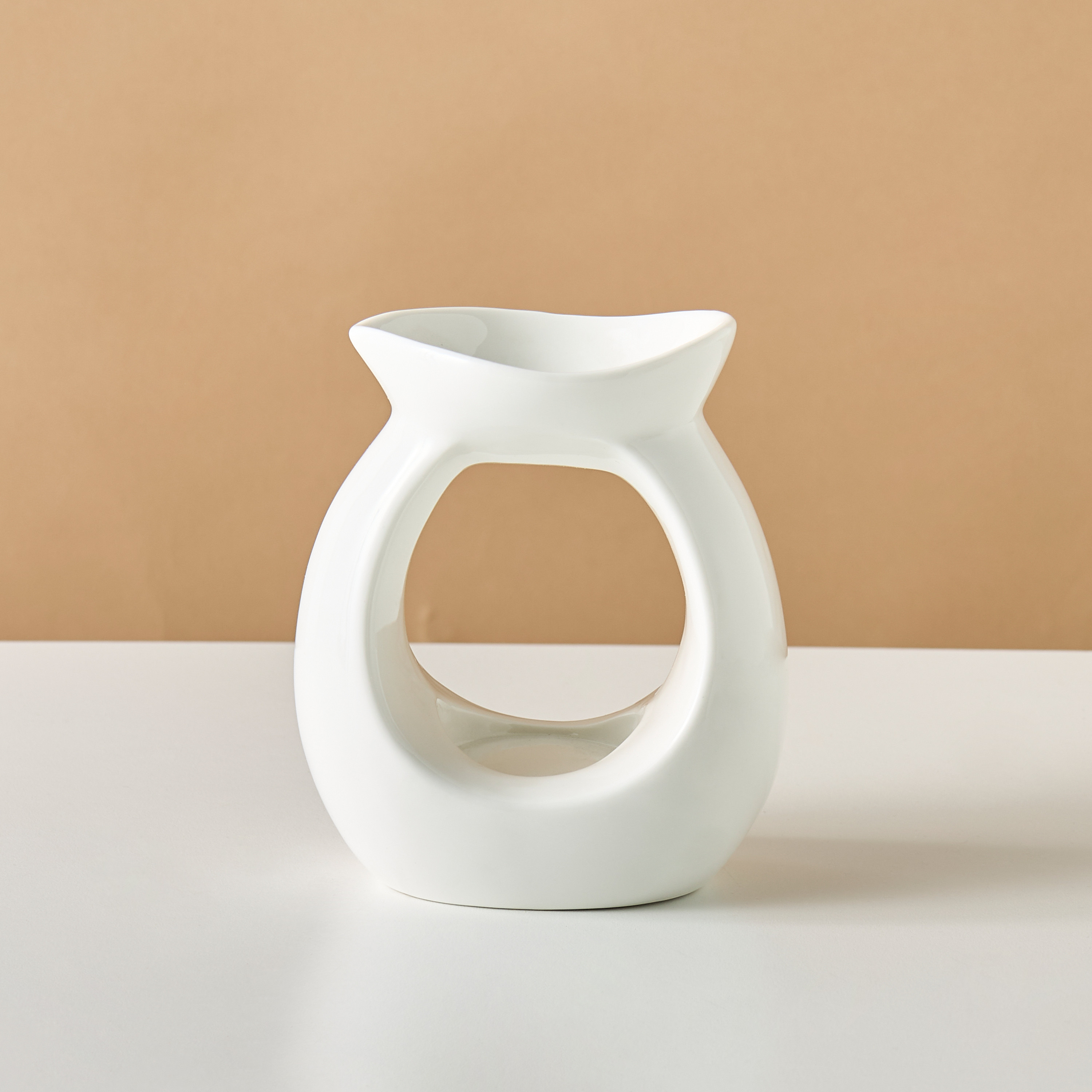 Orbital Ceramic Oil Burner - 11.5x7.5x13 cms-household-homefragrance-burners-image-2