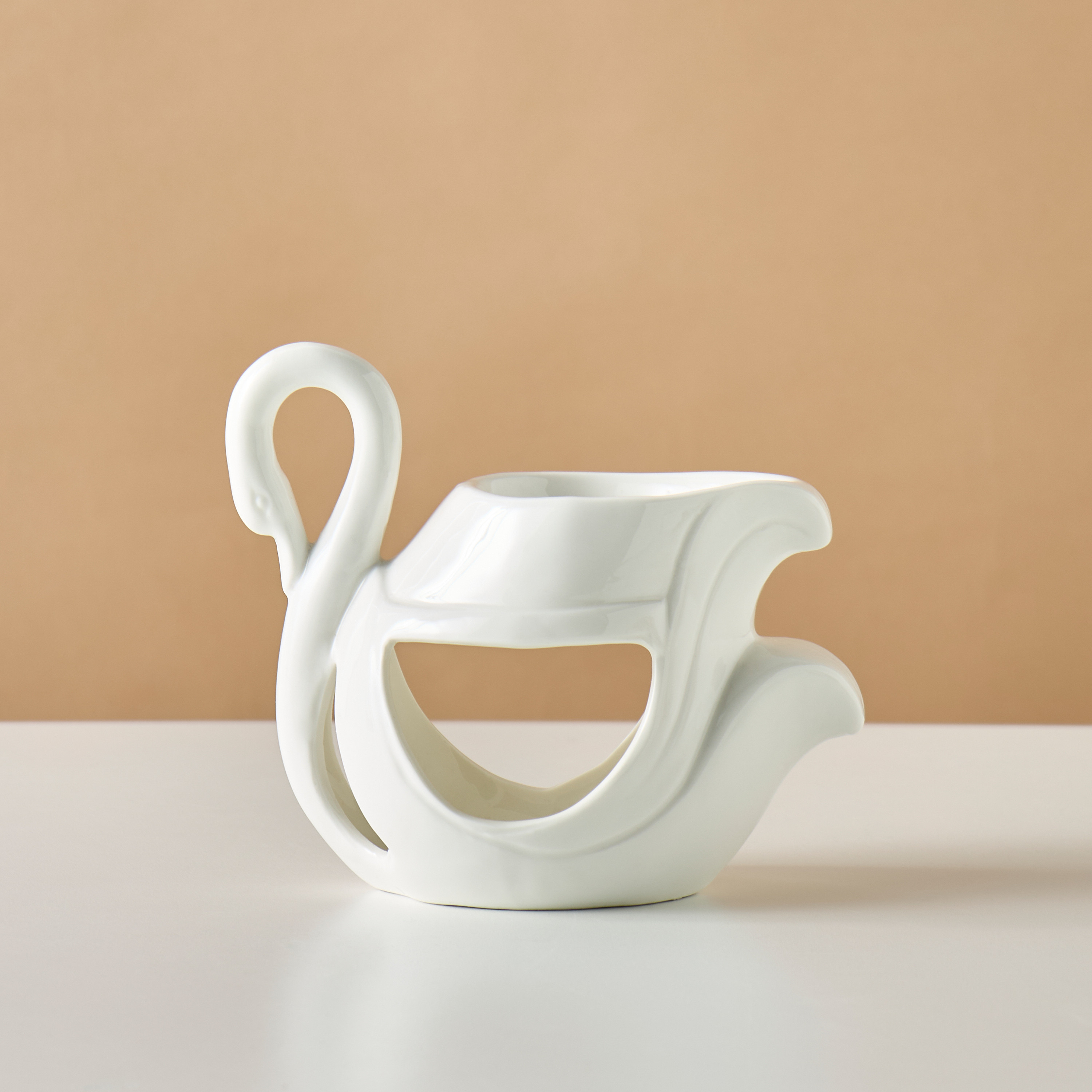 Swan Shaped Ceramic Oil Burner - 16x9x14 cms-household-homefragrance-burners-image-2