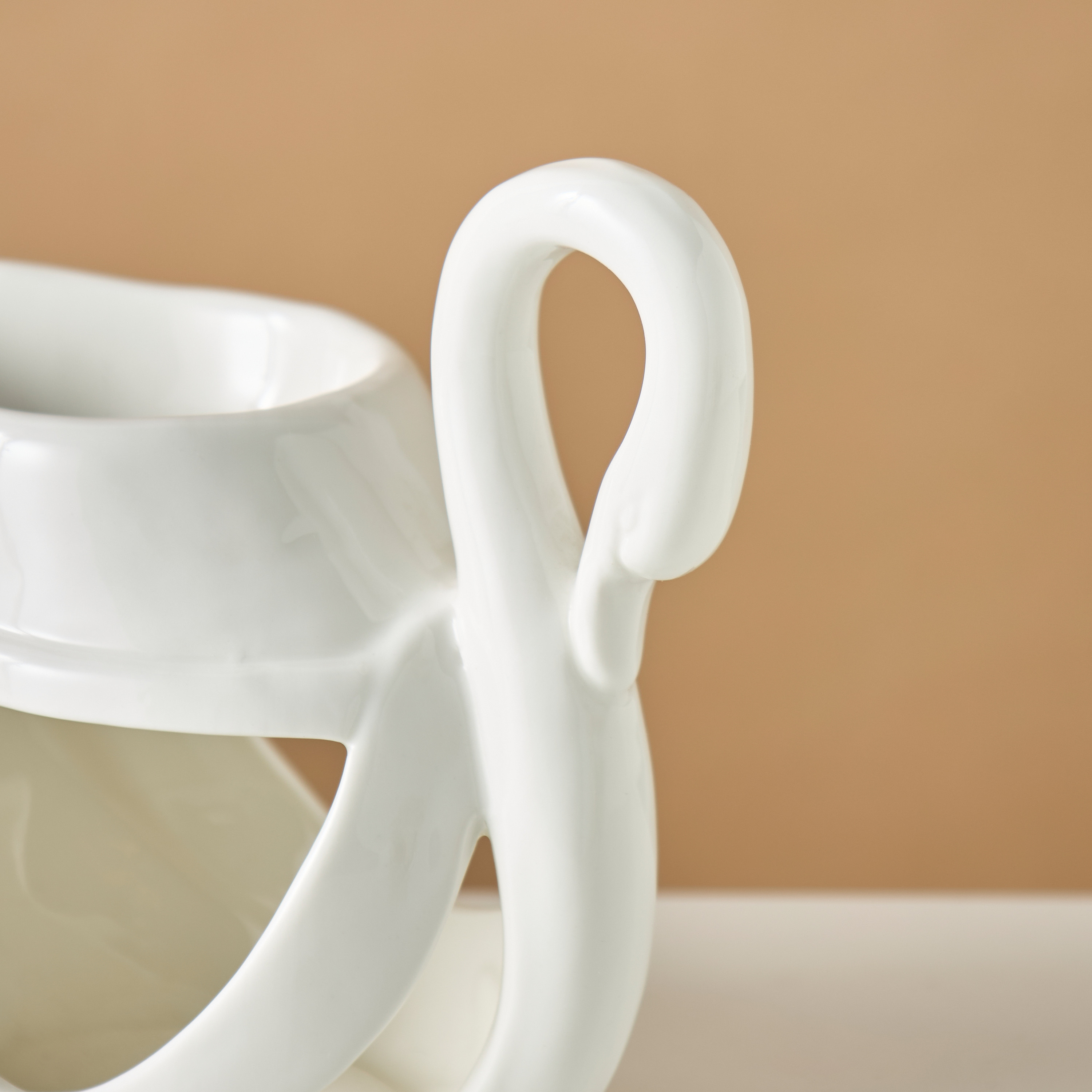 Swan Shaped Ceramic Oil Burner - 16x9x14 cms-household-homefragrance-burners-image-4