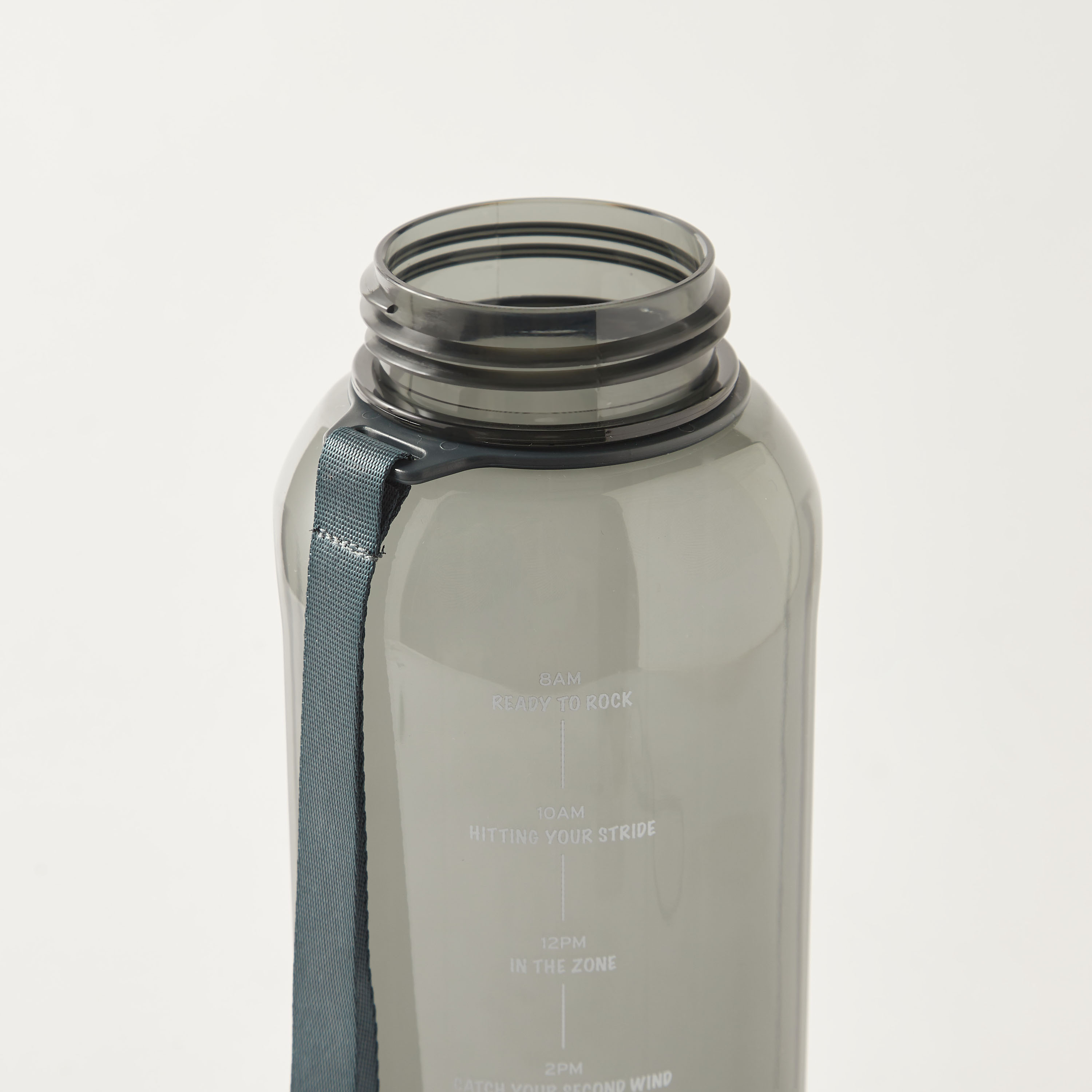 Slogan Detail Sipper Water Bottle with Time Marker - 1.4 L-school-waterbottles-image-5
