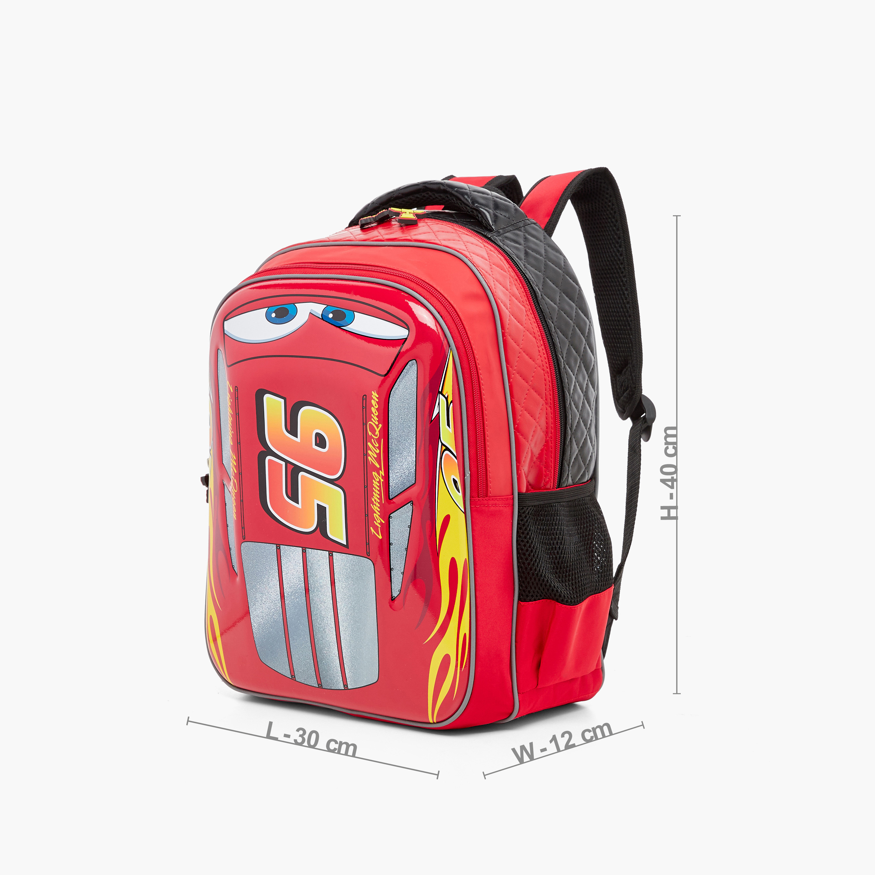 شنطة ظهر بحمالات كتف قابلة للتعديل وطبعات كارز - 14 بوصة-school-bagsandbackpacks-backpacks-image-2