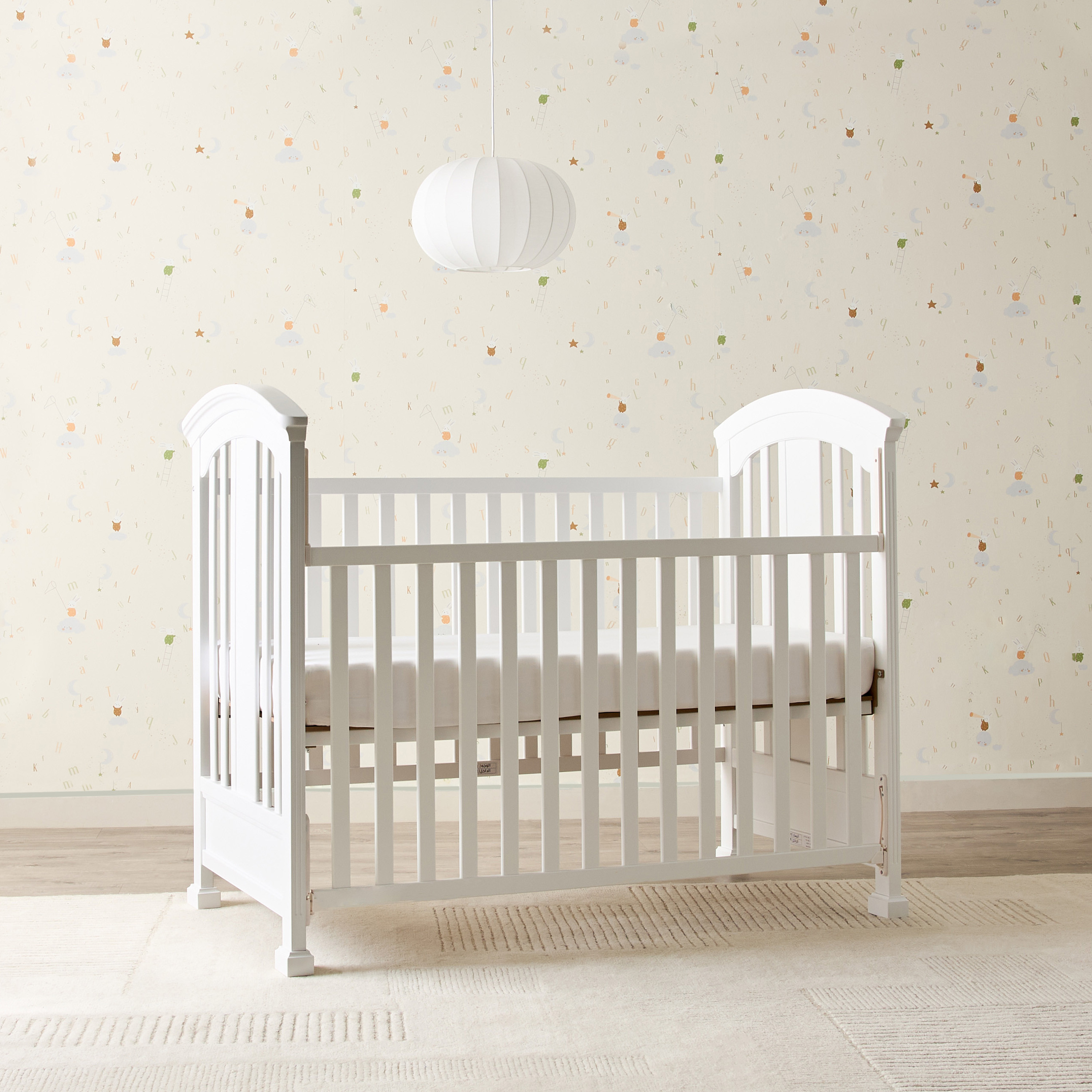 Giggles Azalea Luxe Crib with Adjustable Height-baby-nursery-furniture-cribsandbeds-babycribs-image-4
