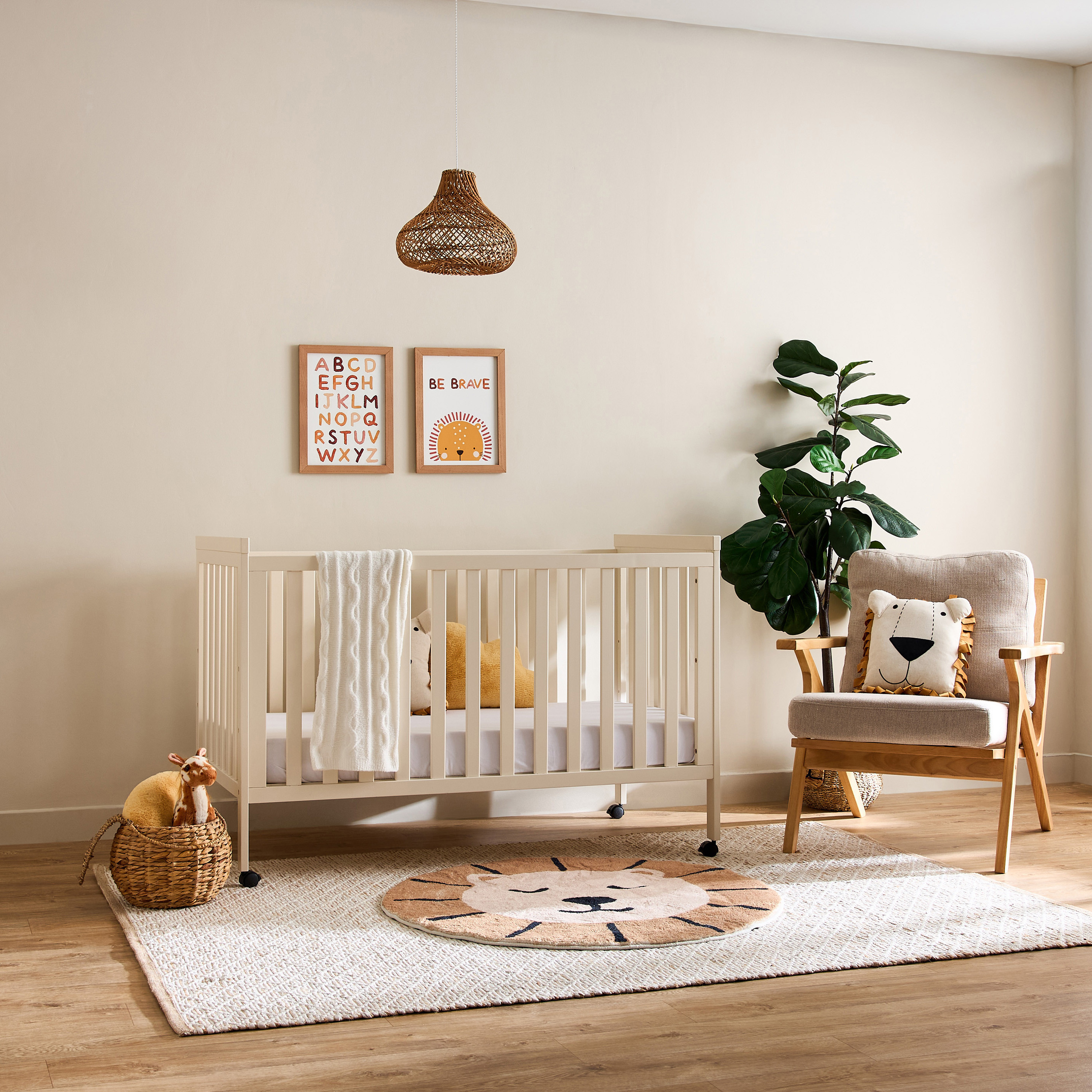 Juniors Oliver deluxe crib with wheels-baby-nursery-furniture-cribsandbeds-babycribs-image-12