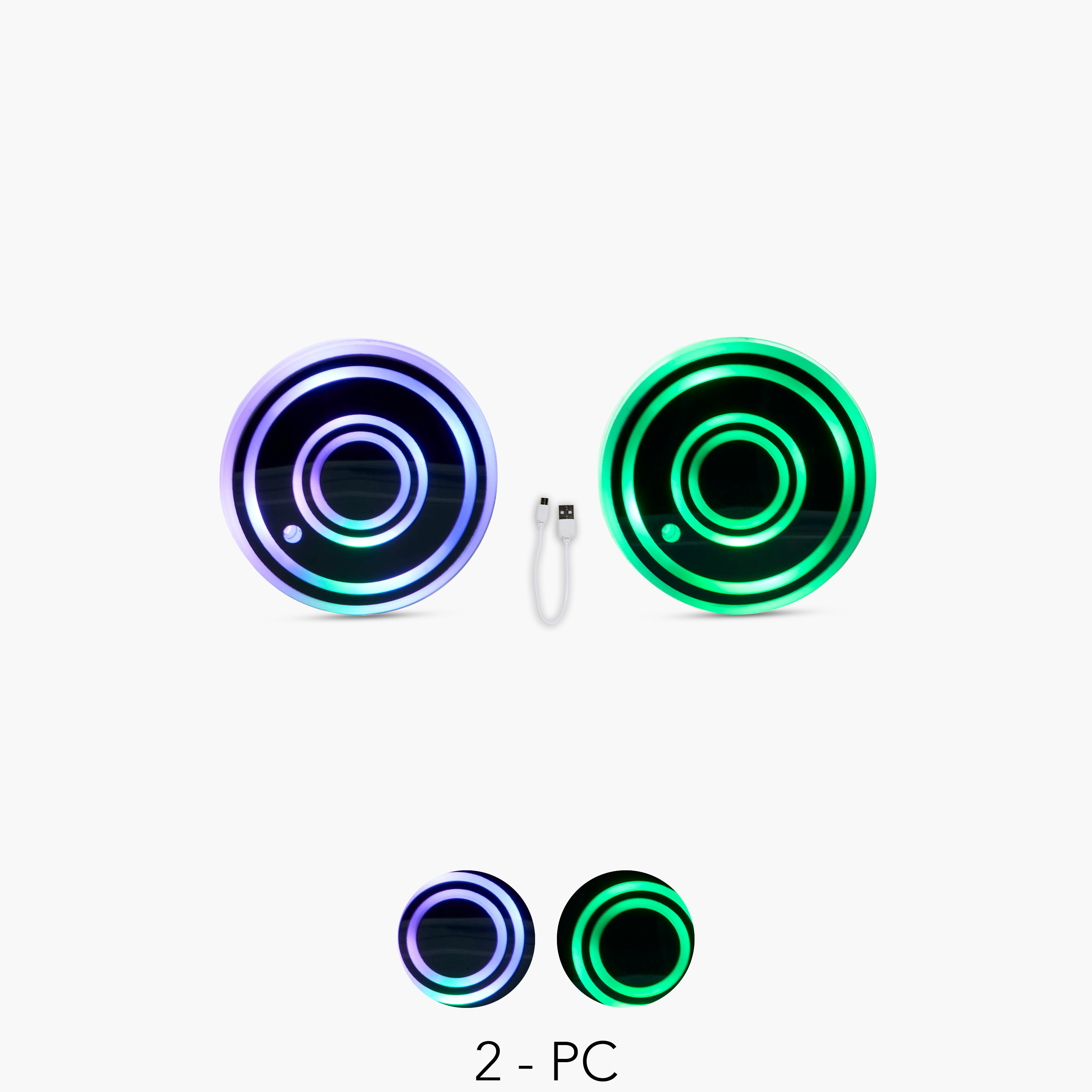 حامل أكواب ليد للسيارة من كرايولا - طقم من قطعتين-electronics-accessories-image-1